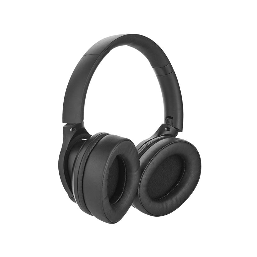 Bluetooth OverEar Headphones with Noise Cancelling Black Kmart