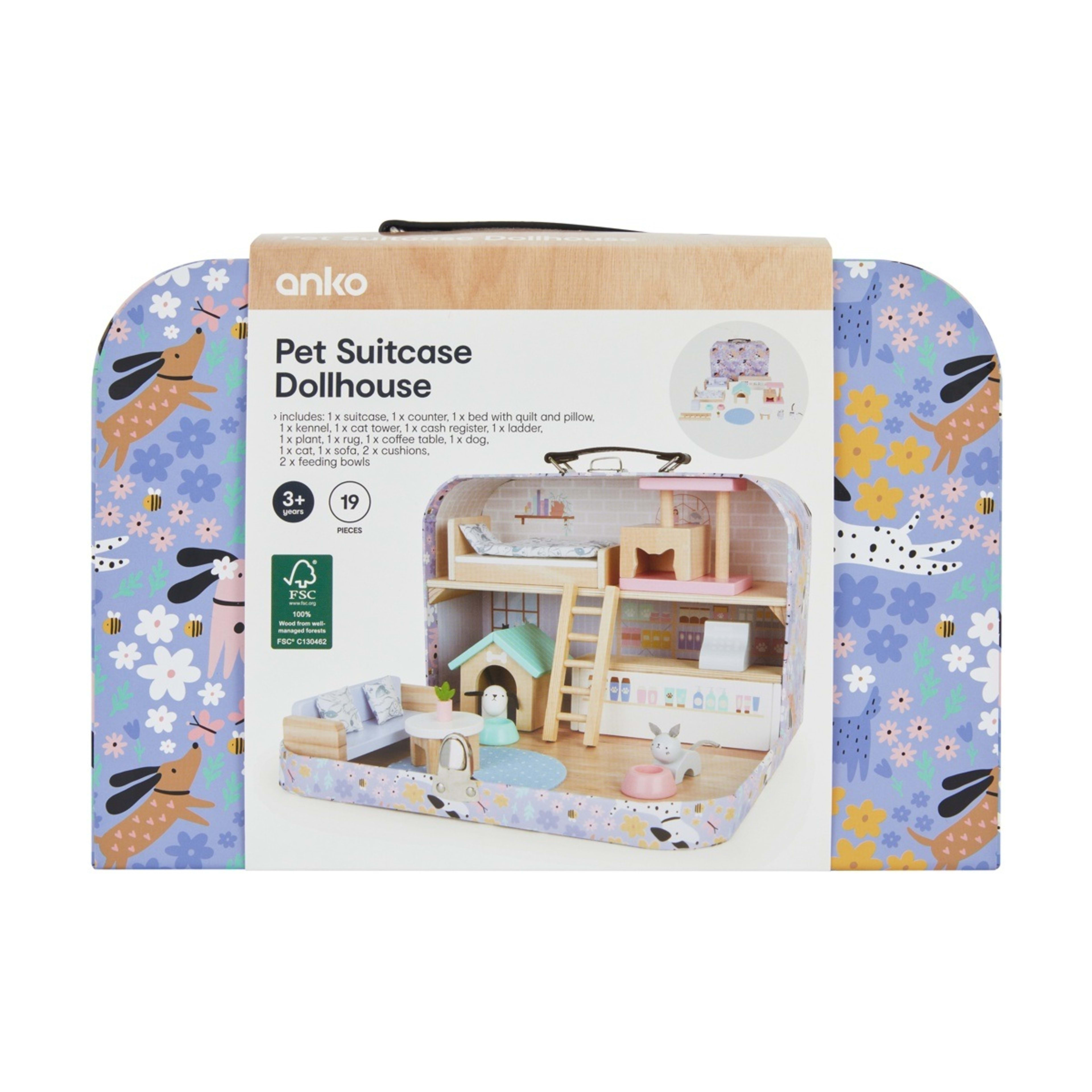 9 19 Piece Pet Suitcase Dollhouse, 9 of 9