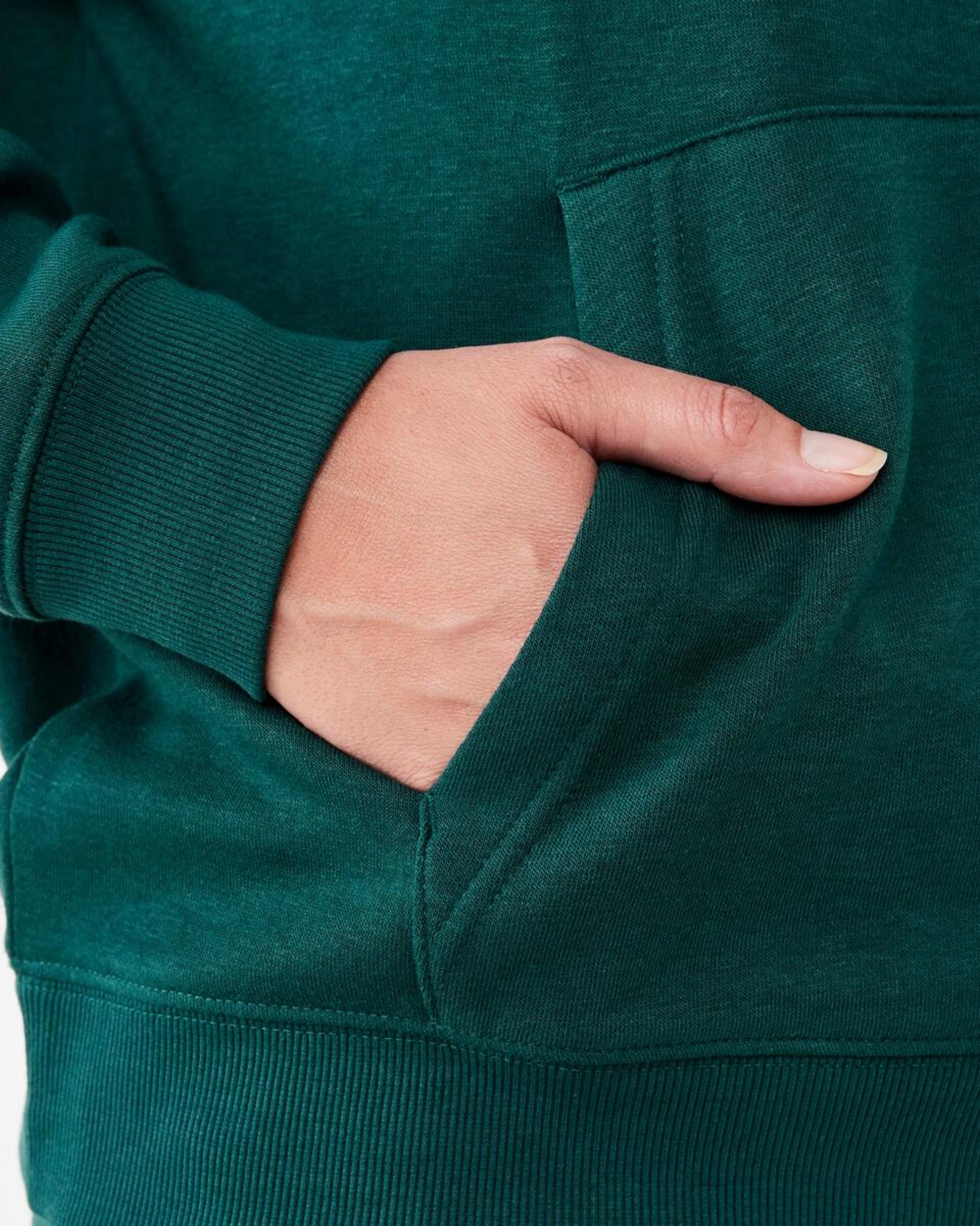 6 Active Womens Core Pop Over Hoodie YUCCA GREEN, 6 of 6