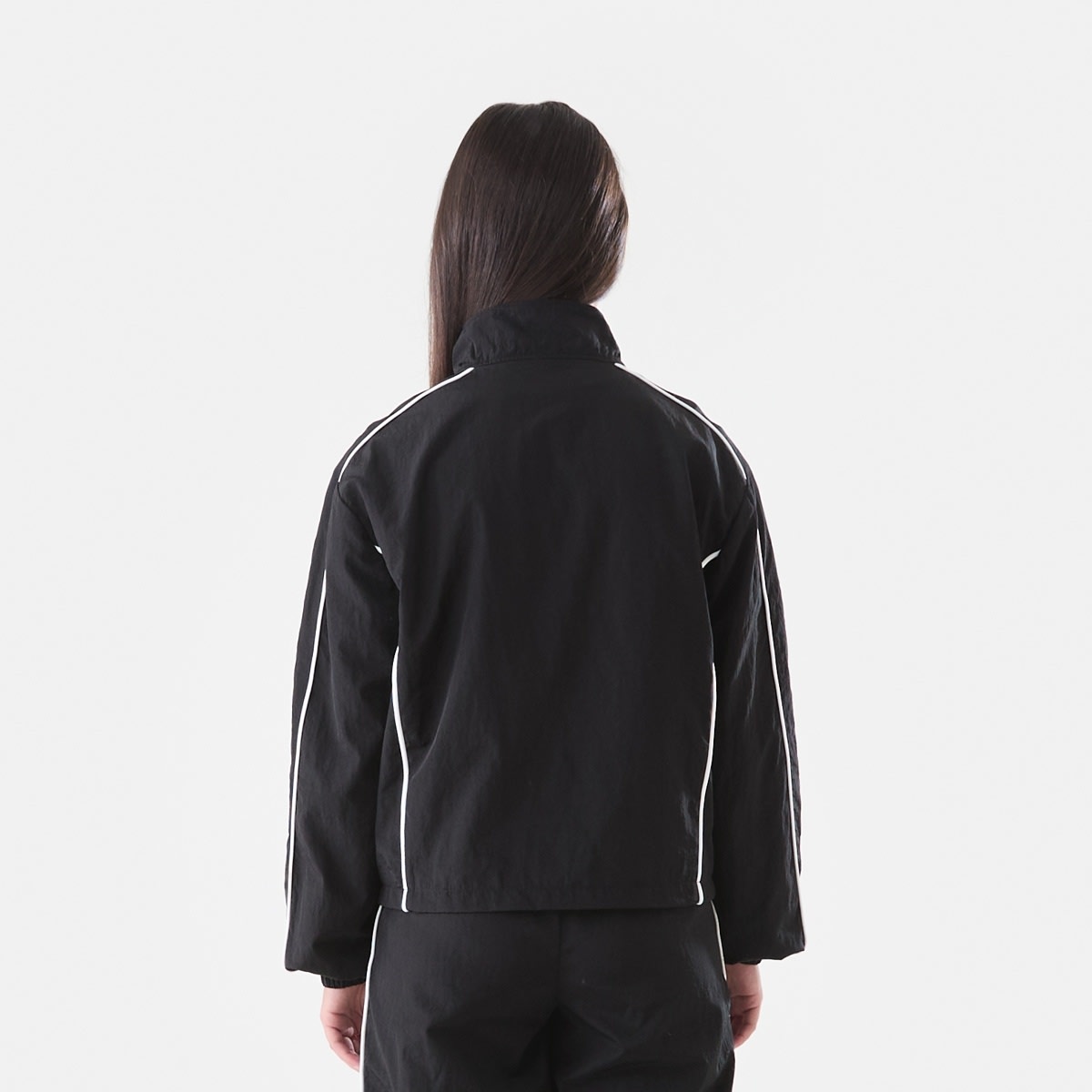 PARACHUTE ジャケット Junya Watanabe black parachute jacket with harness straps