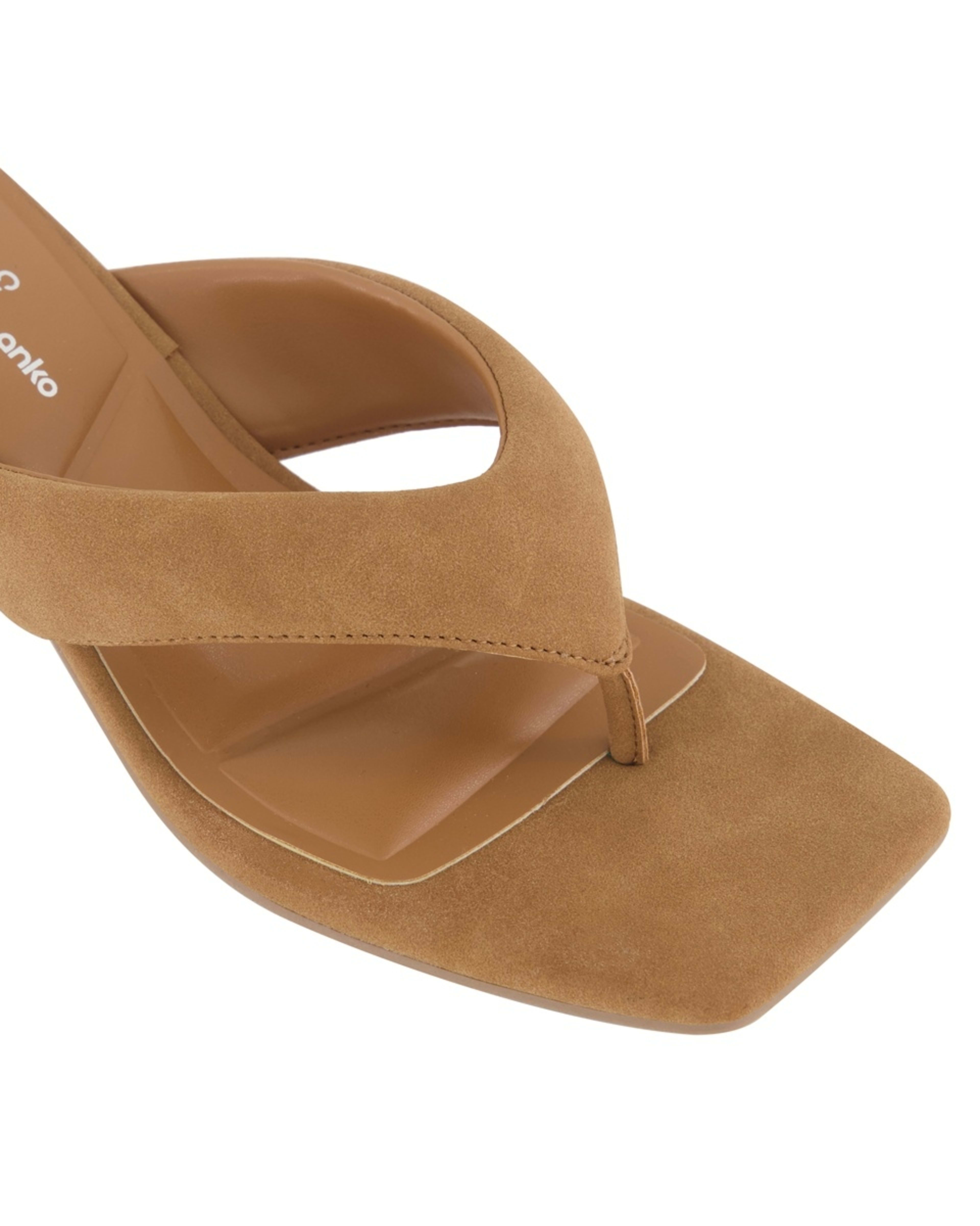 5 Cushion Toe Post Heels RICH TAN, 5 of 5