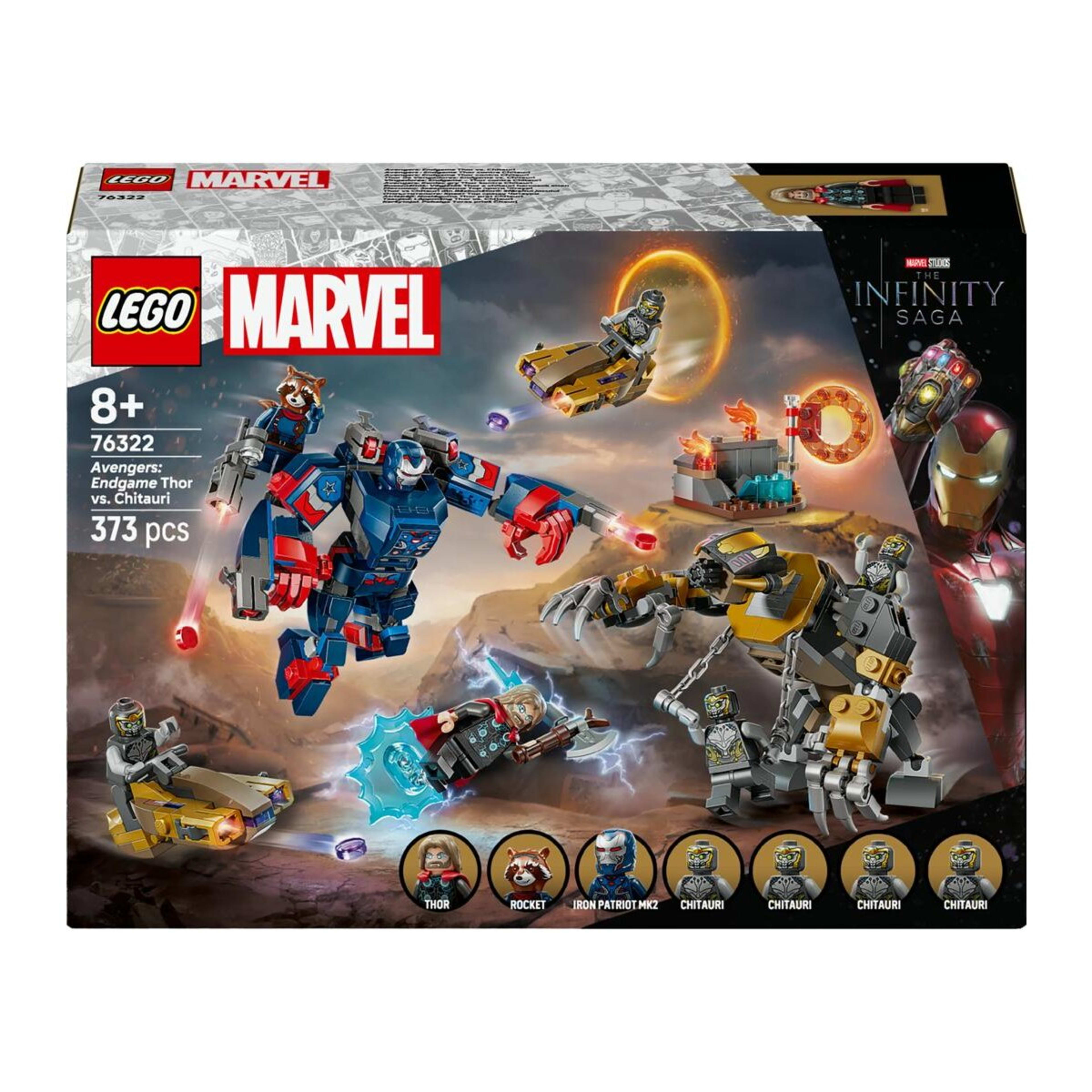 1 LEGO Marvel Super Heroes Avengers: Endgame Thor vs. Chitauri 76322