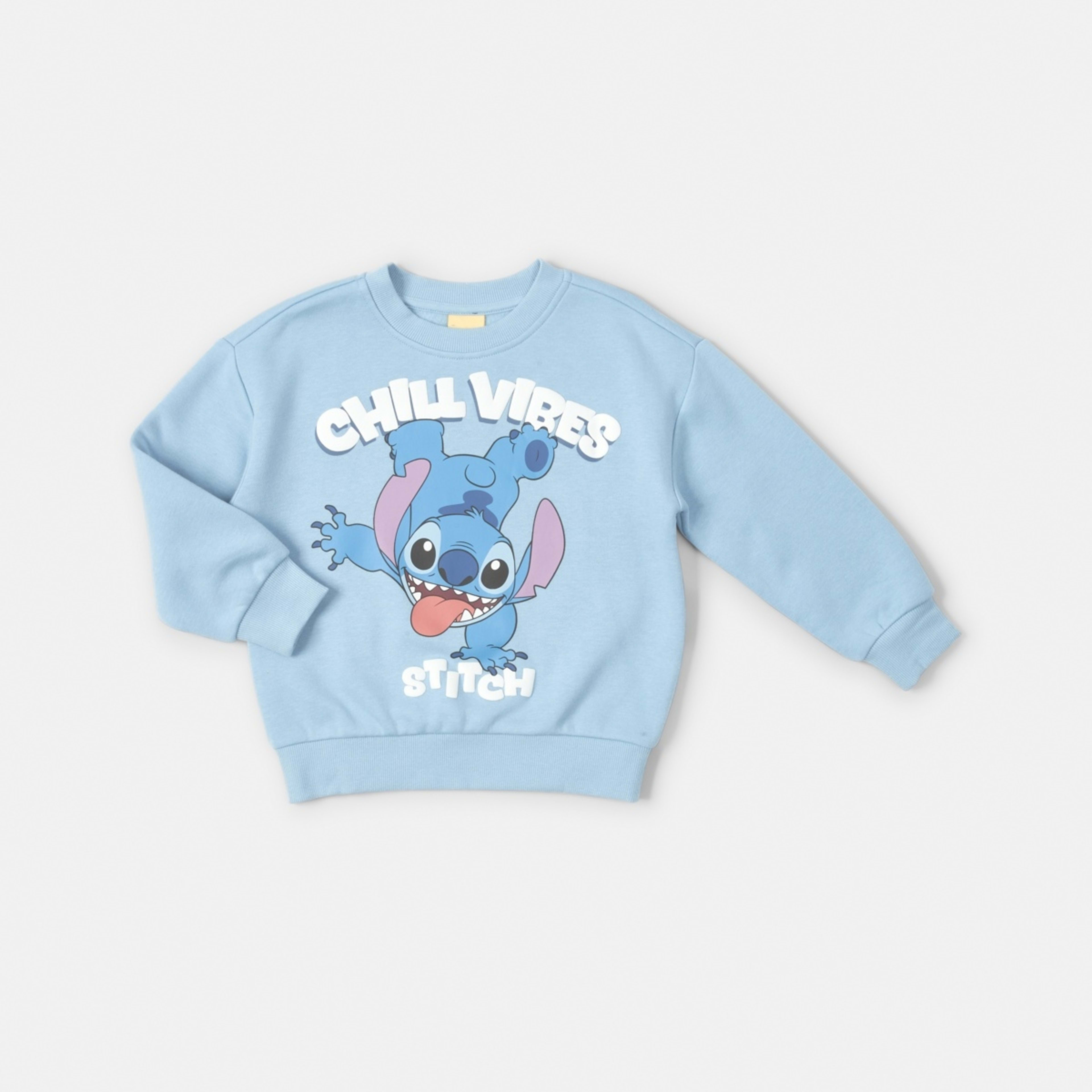 7 Lilo and Stitch License Oversized Print Crew Neck Sweatshirt Lilo Stitch Chill Vibes, 7 of 8