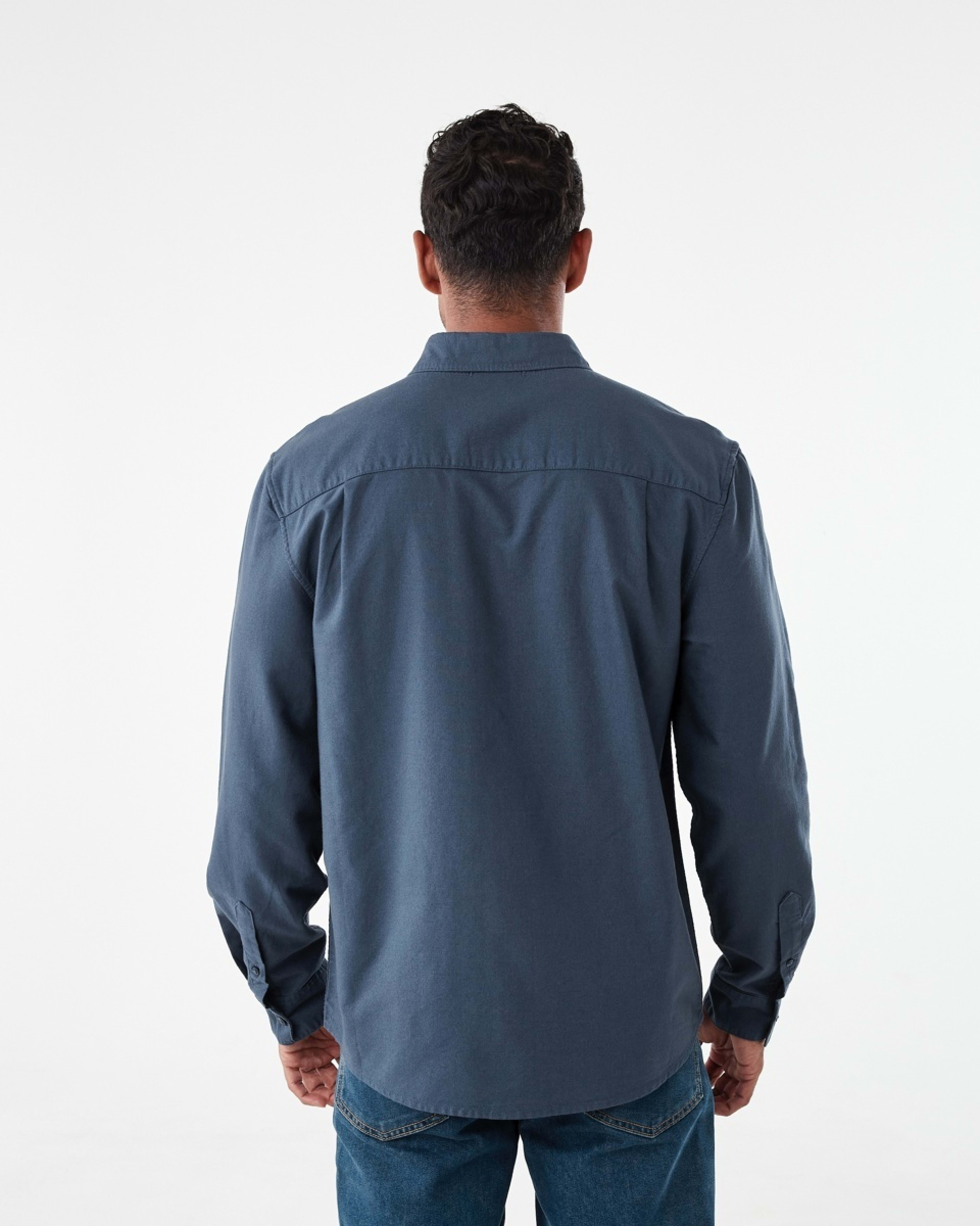 3 Long Sleeve Oxford Shirt BLUE NIGHTS, 3 of 7