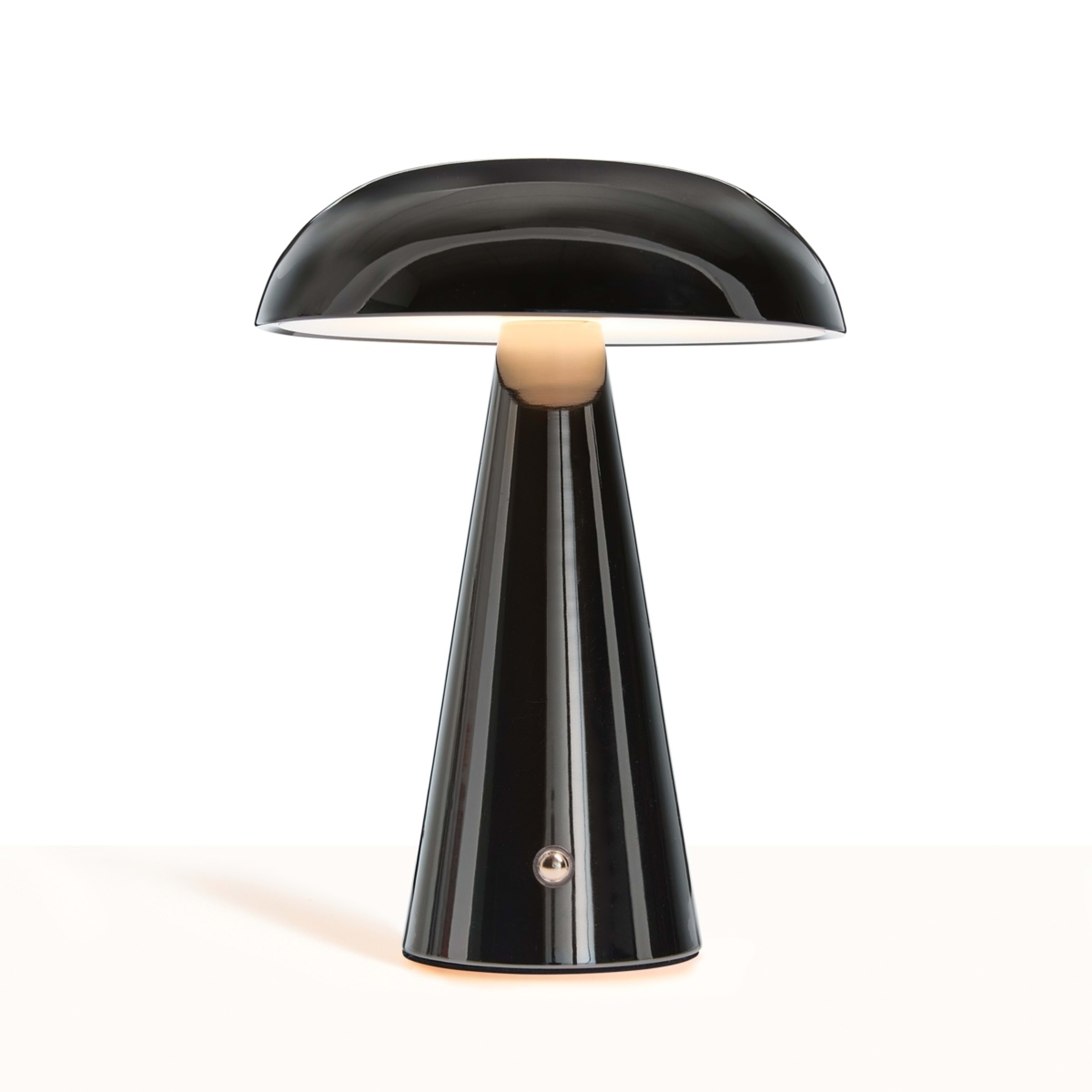 1 Amiri Portable Rechargeable Lamp - Black, 1 of 6