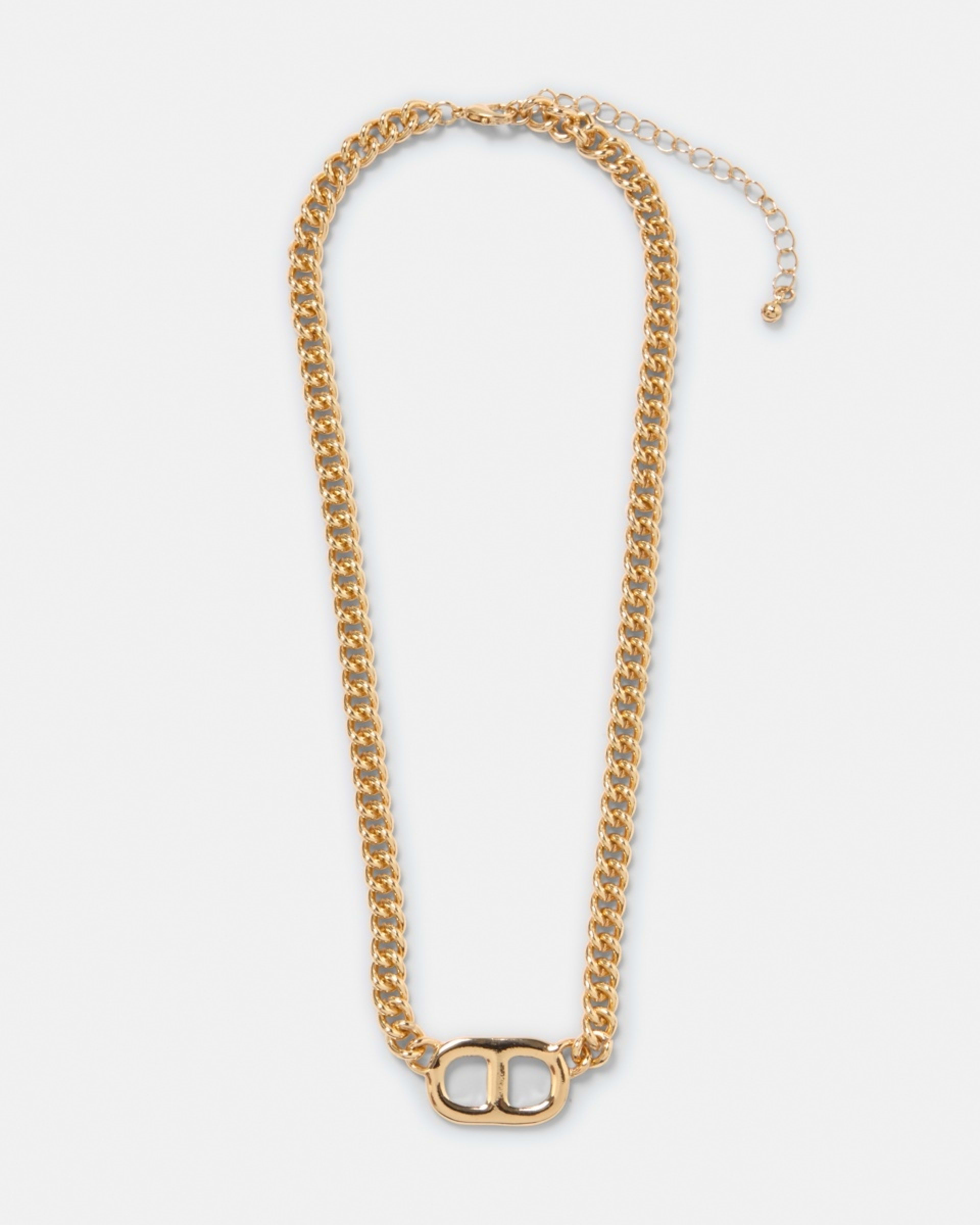 2 Interlink Necklace - Gold Tone Gold, 2 of 4