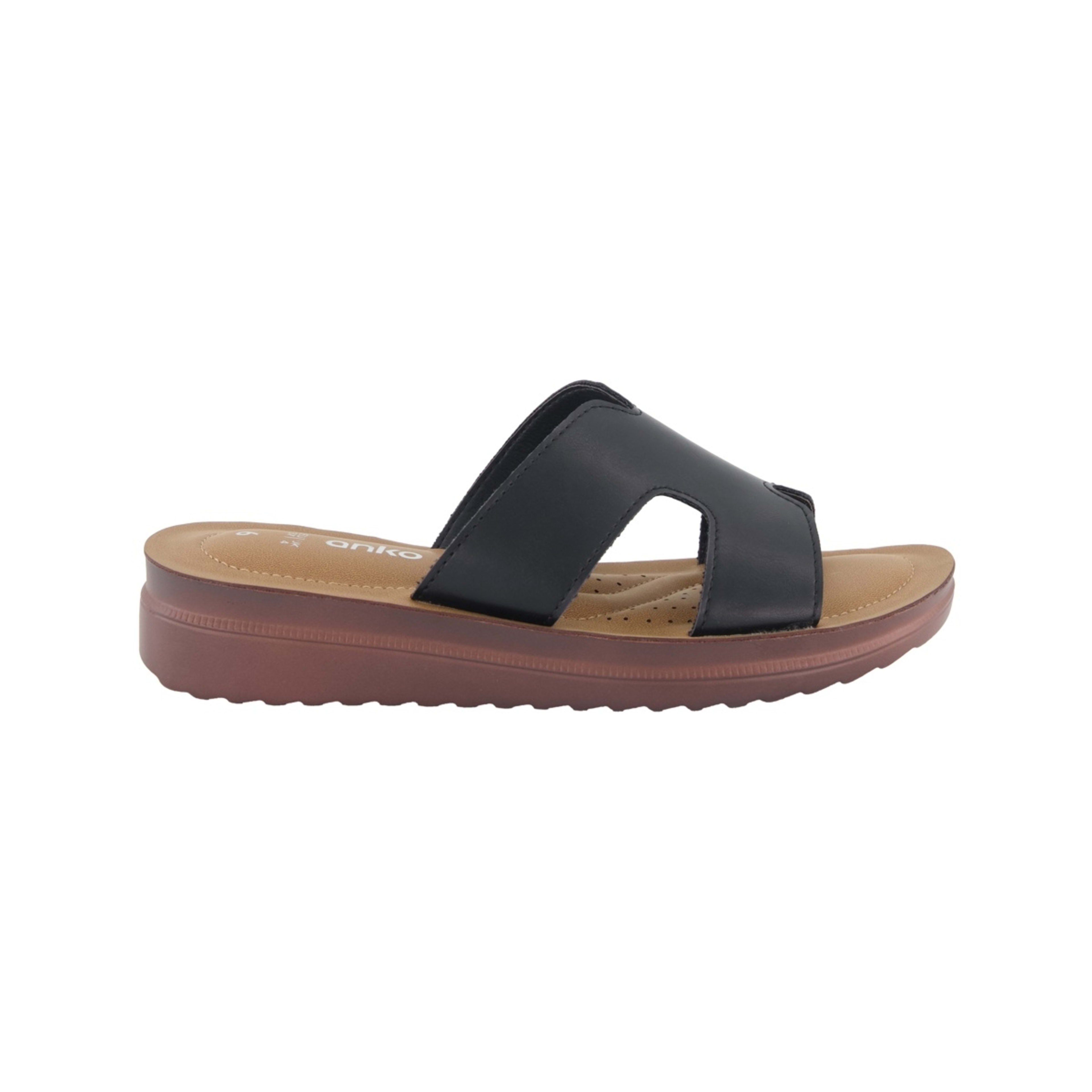 1 One Band Comfort Footbed Slides Black, 1 of 3