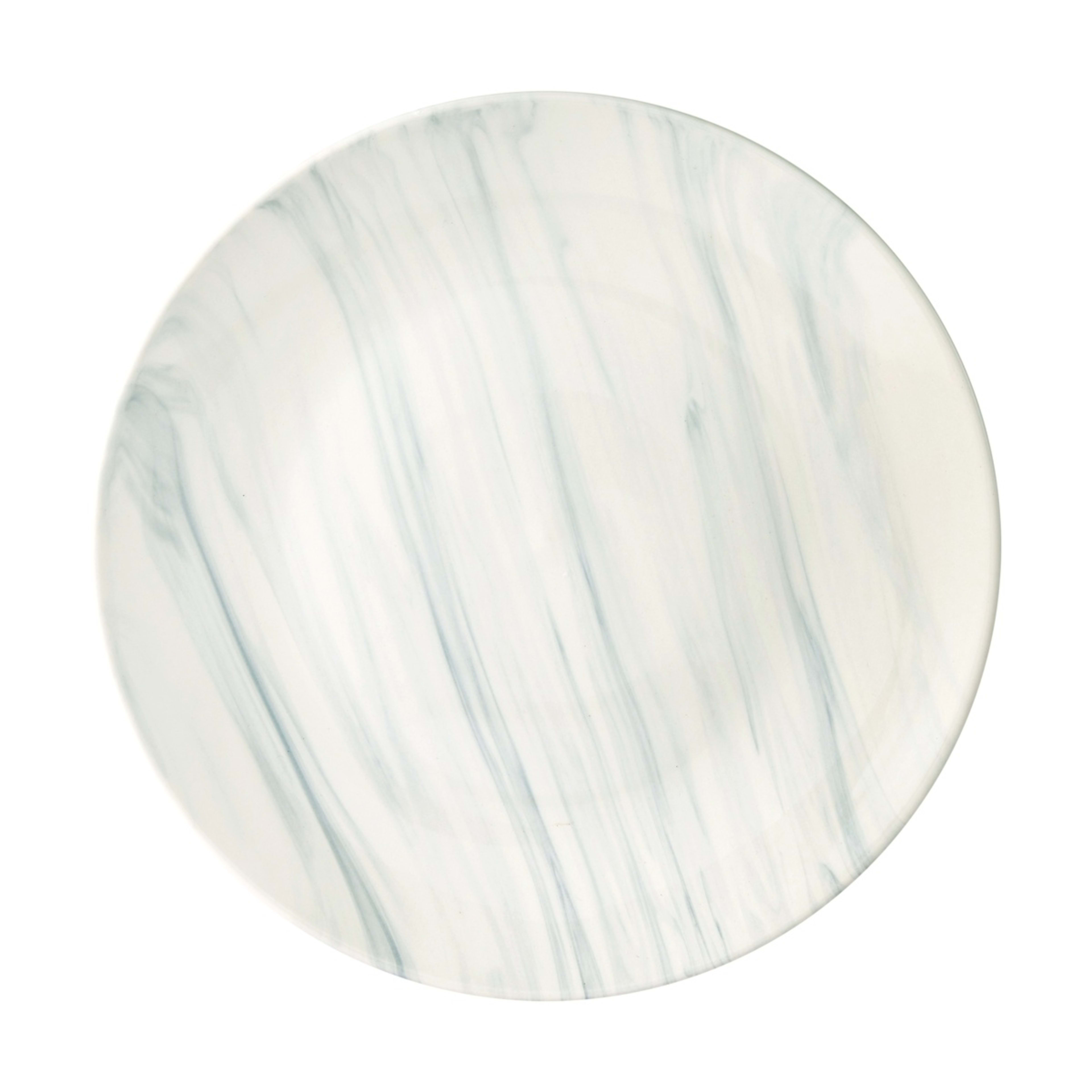 4 Grey Marble Look Dinner Plate, 4 of 5