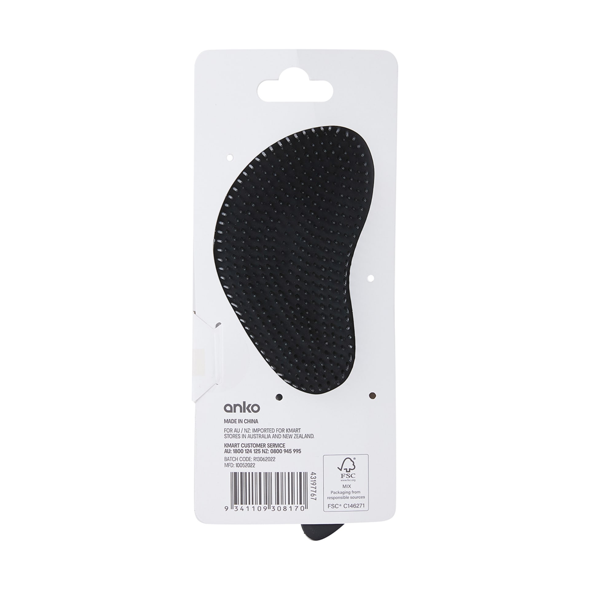 Supreme Detangler Hair Brush Black Kmart