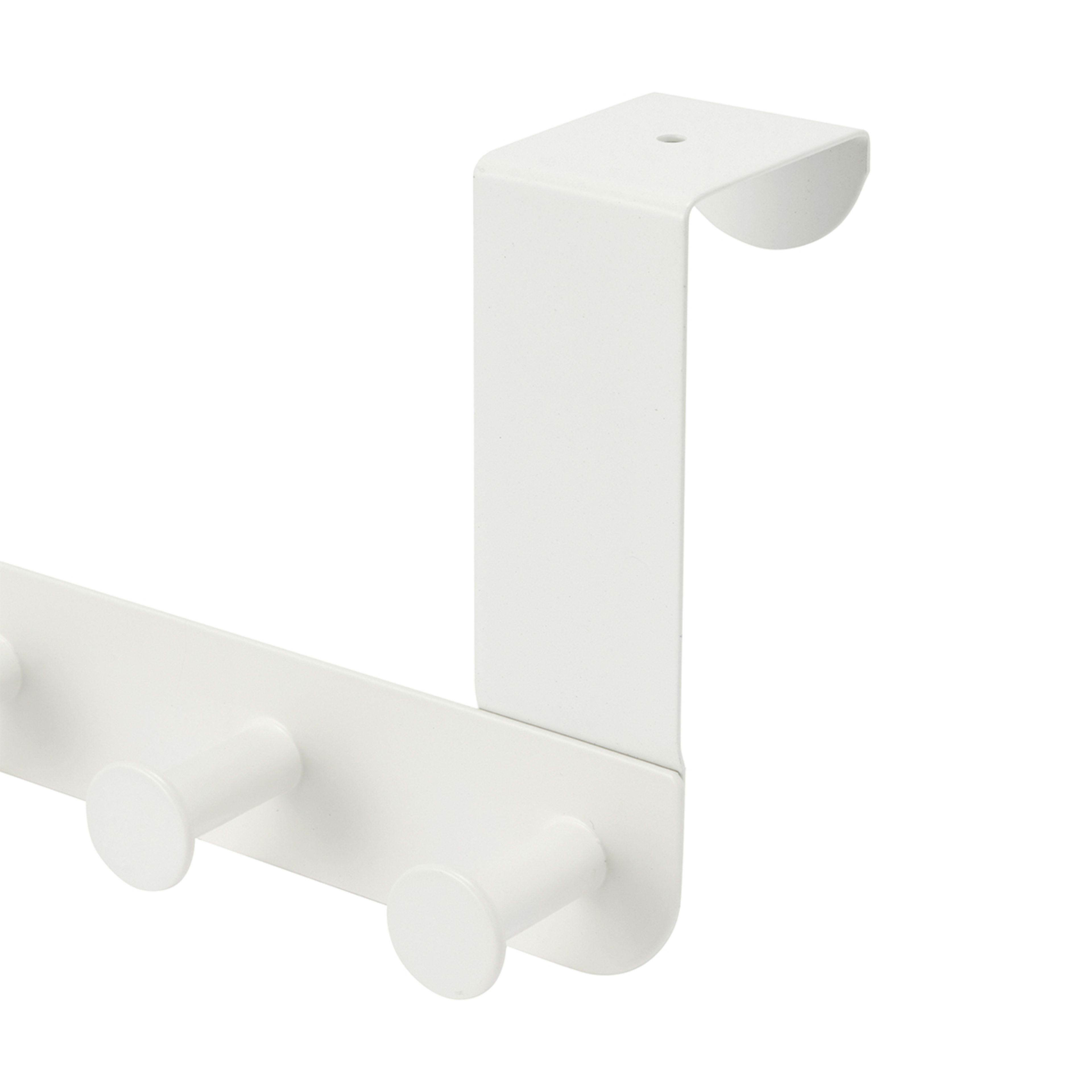 6 Over the Door Hooks - White, 6 of 9