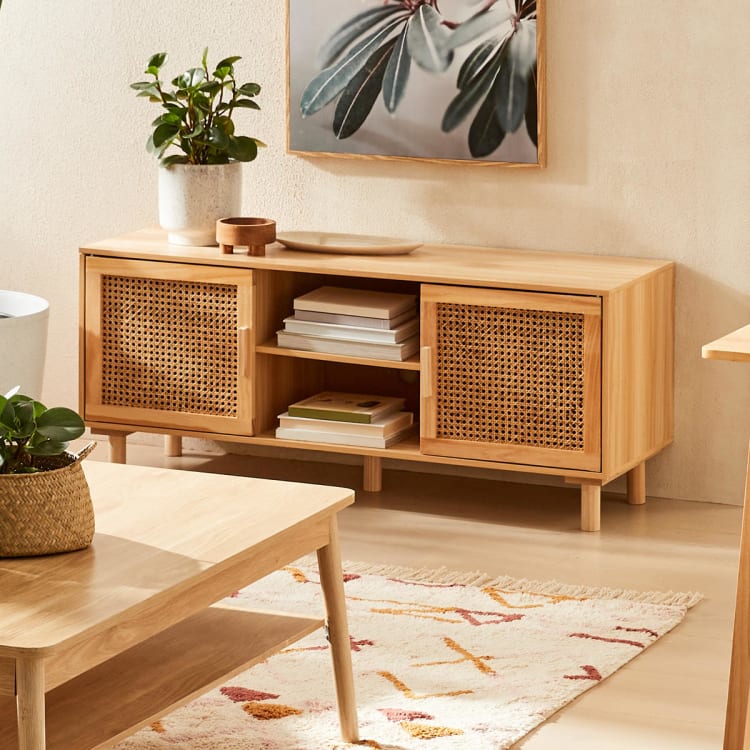 Rattan Entertainment Unit Kmart