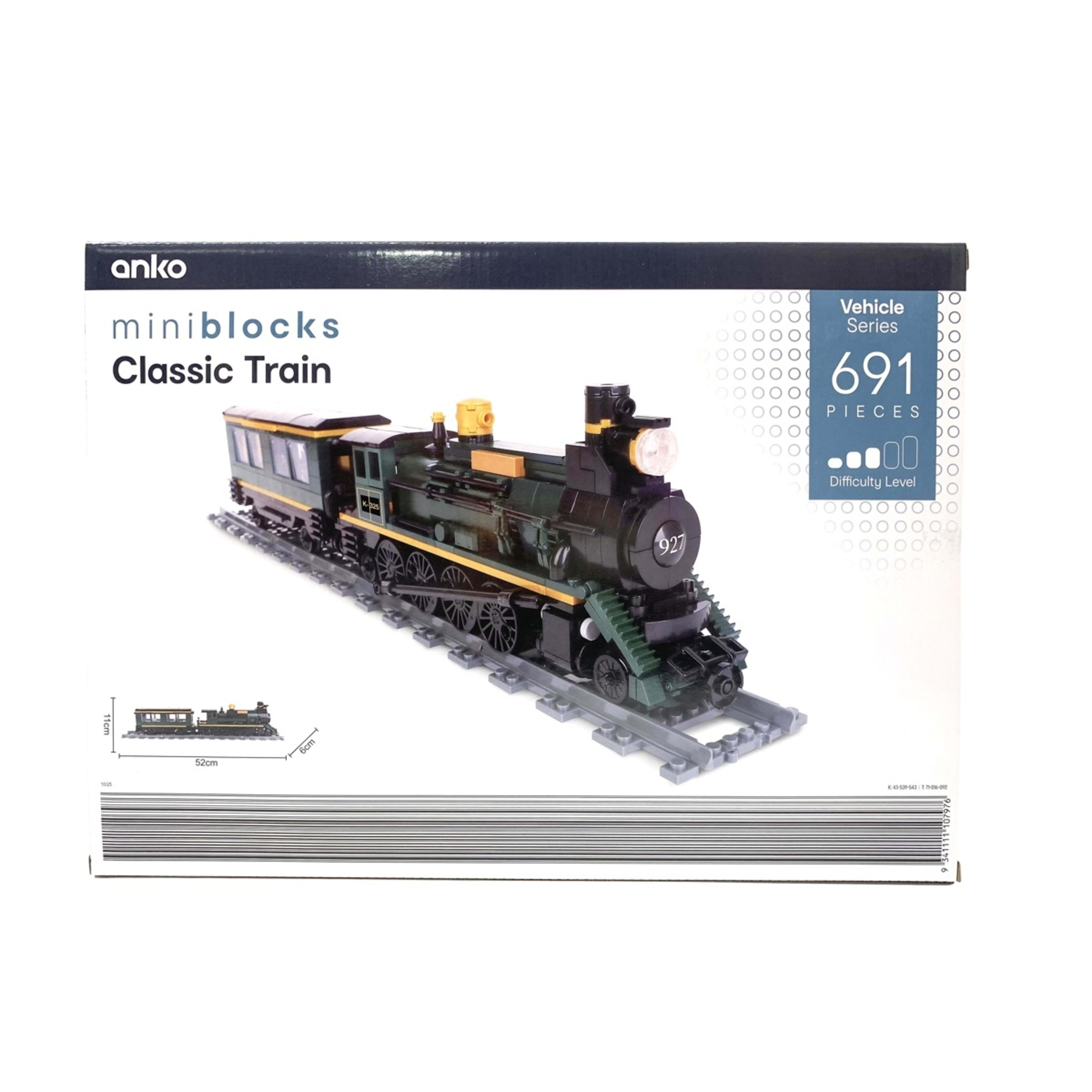 4 691 Piece Mini Blocks Vehicle Series: Classic Train, 4 of 4