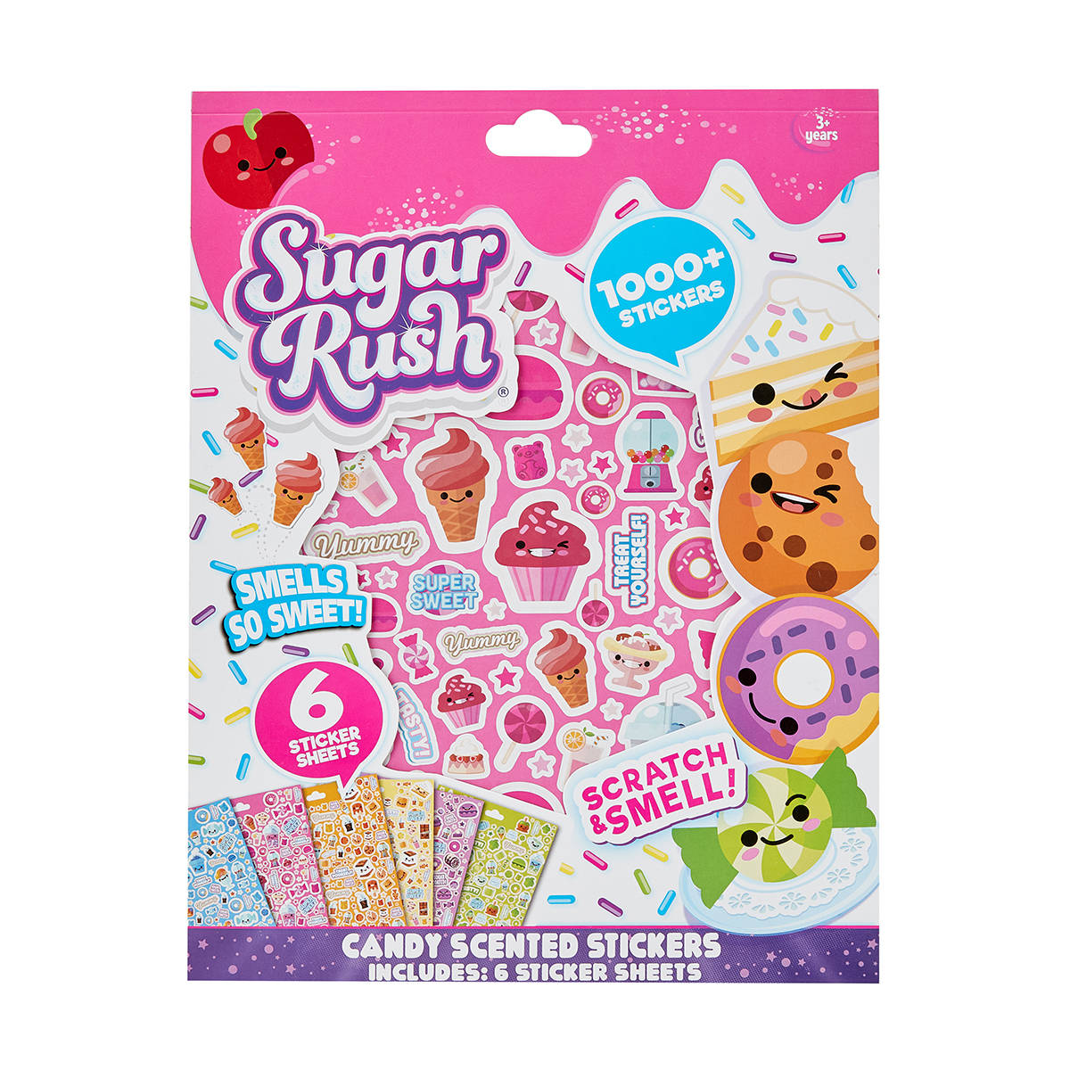 Sugar Rush Candy Scented Stickers - Kmart