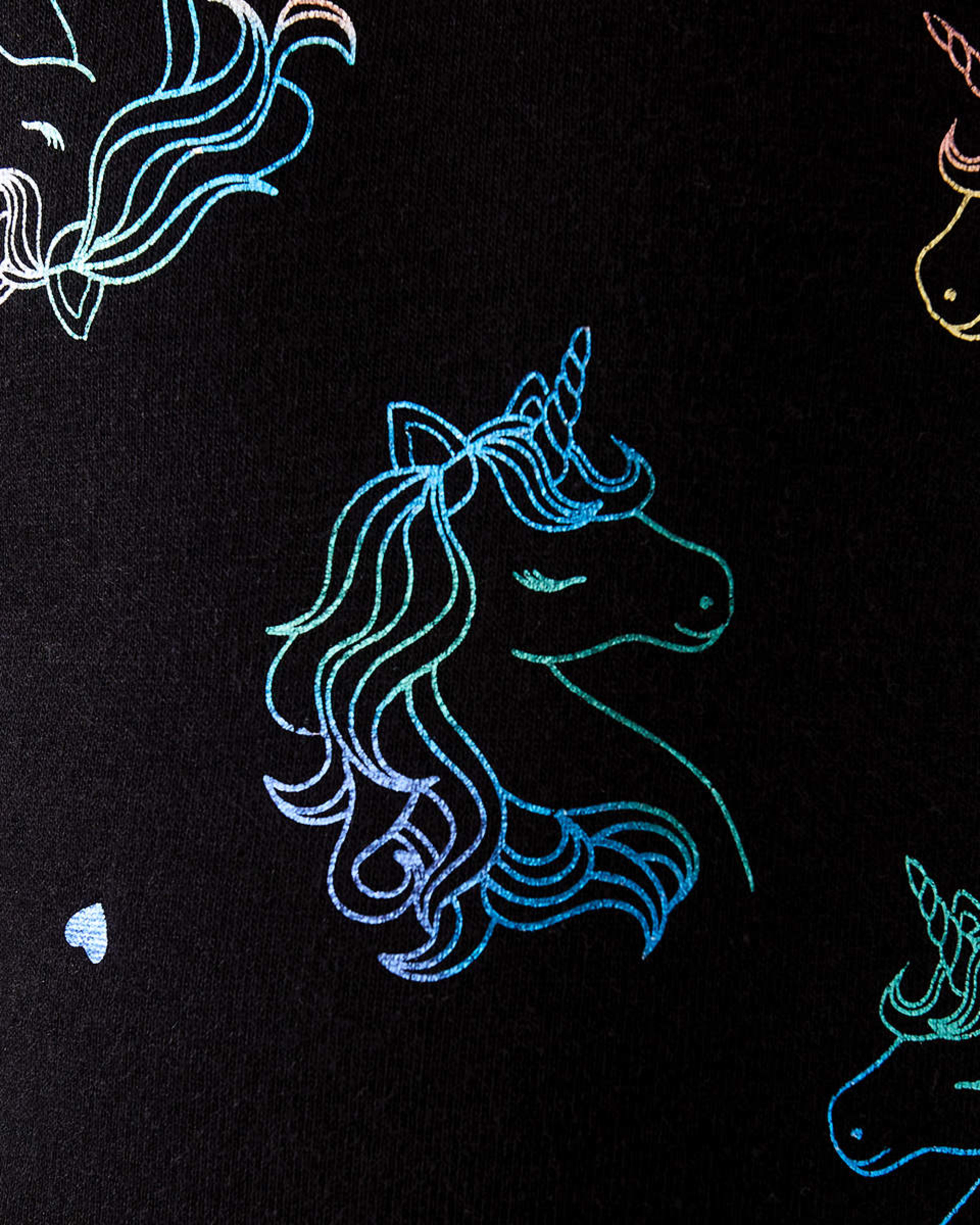 5 All Over Print Crew Neck Sweatshirt Unicorn, 5 of 9