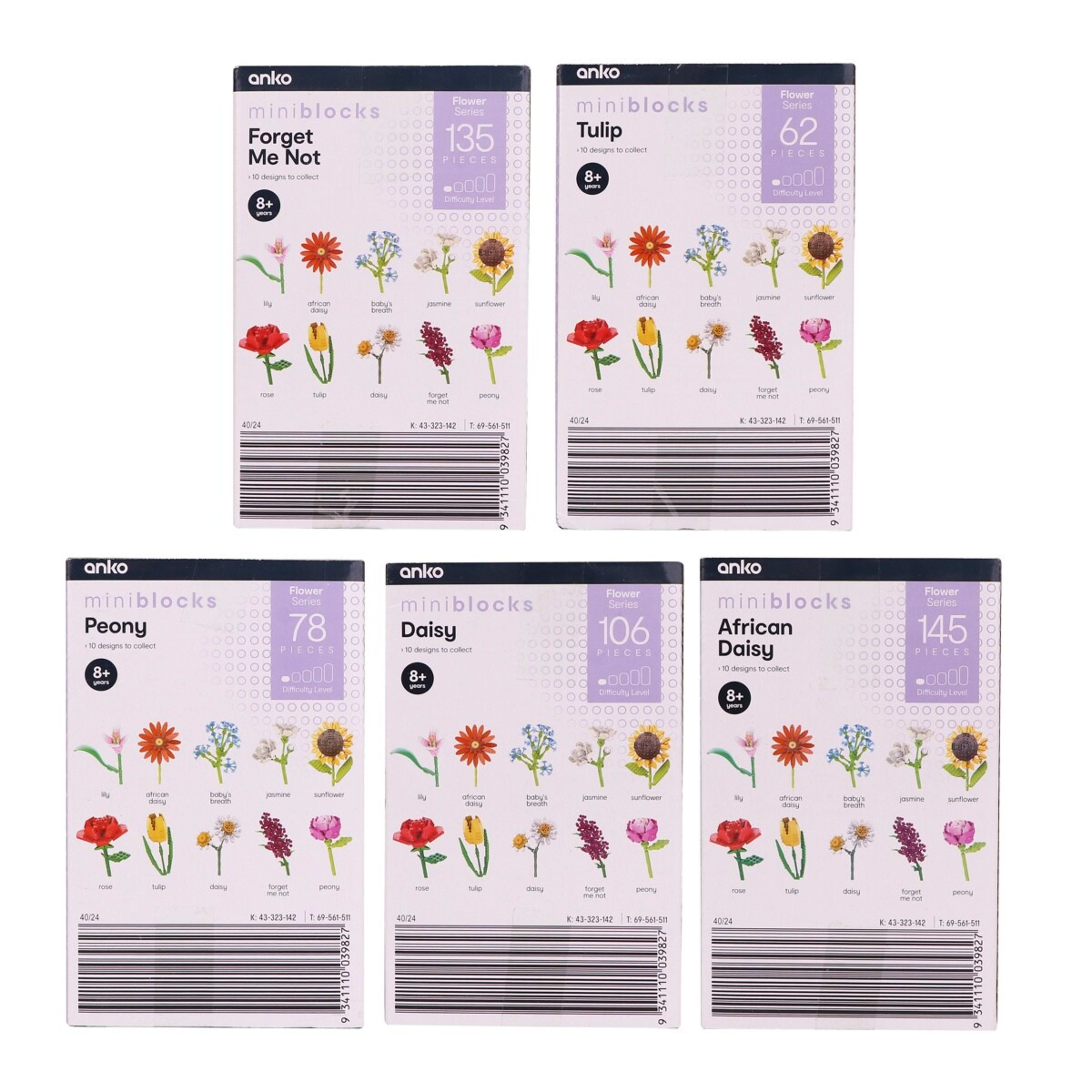 9 Flower Construction Kit - Assorted, 9 of 9