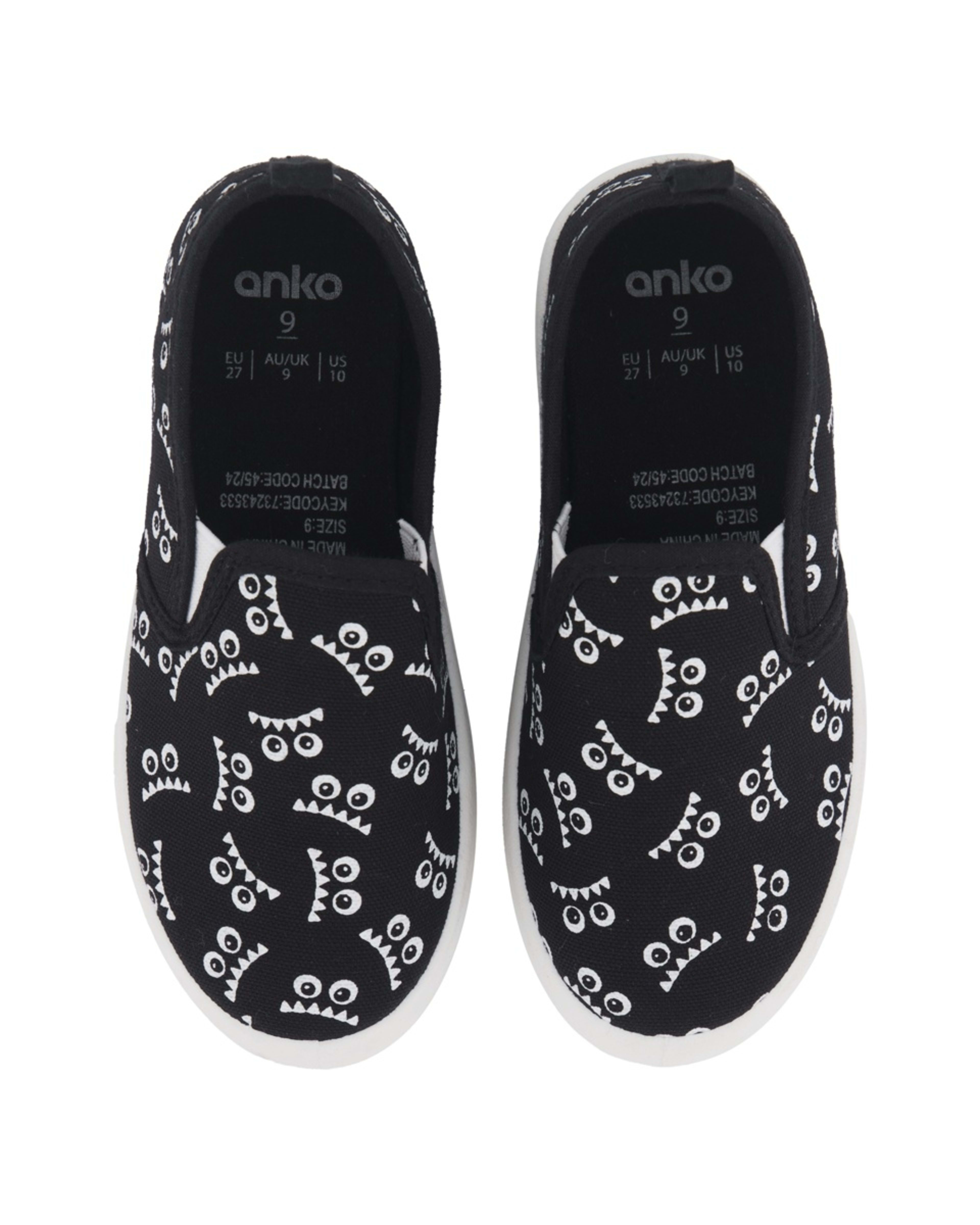 3 Junior Slip-on Canvas Shoes BEETLE, 3 of 5