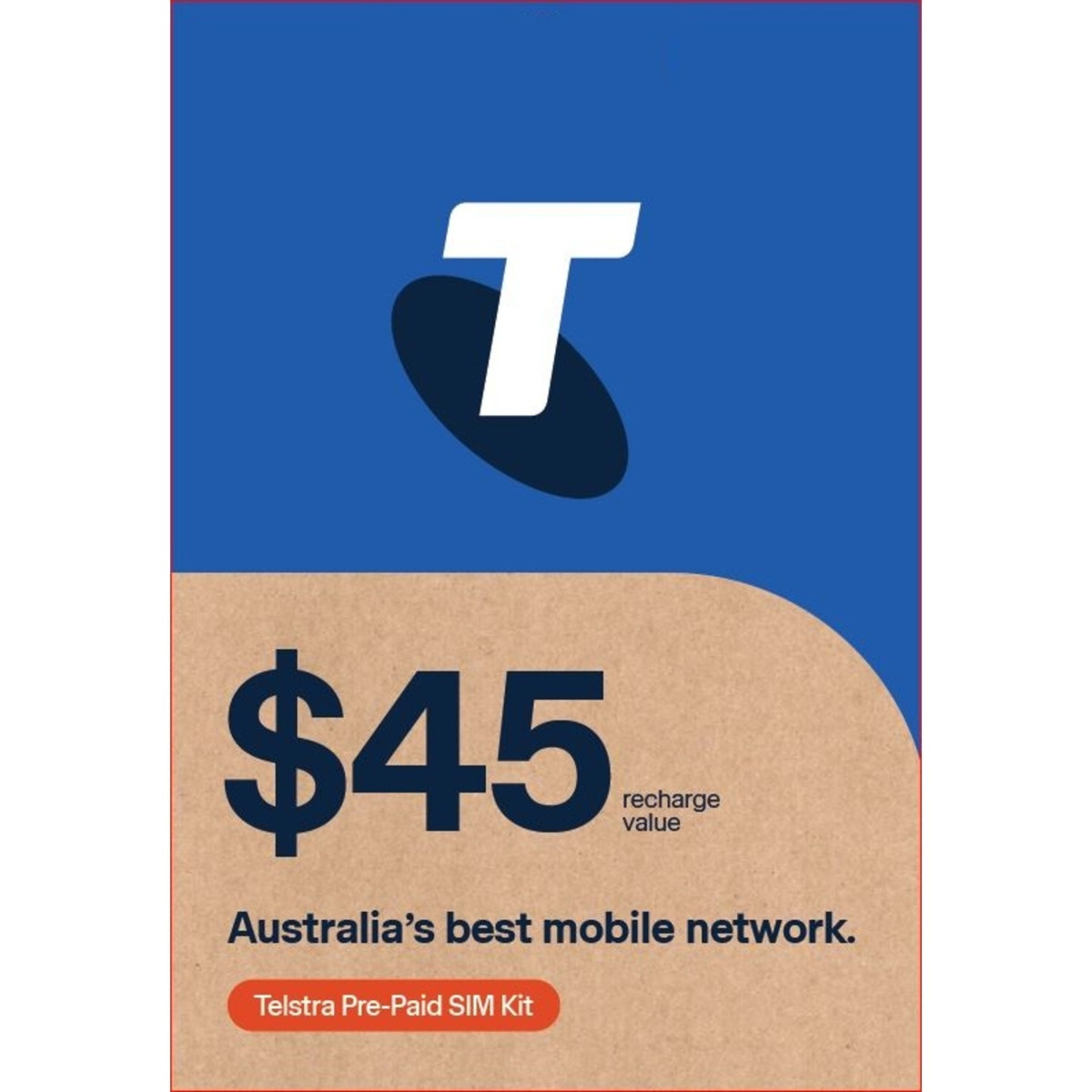 1 Telstra $45 Pre-Paid SIM Kit