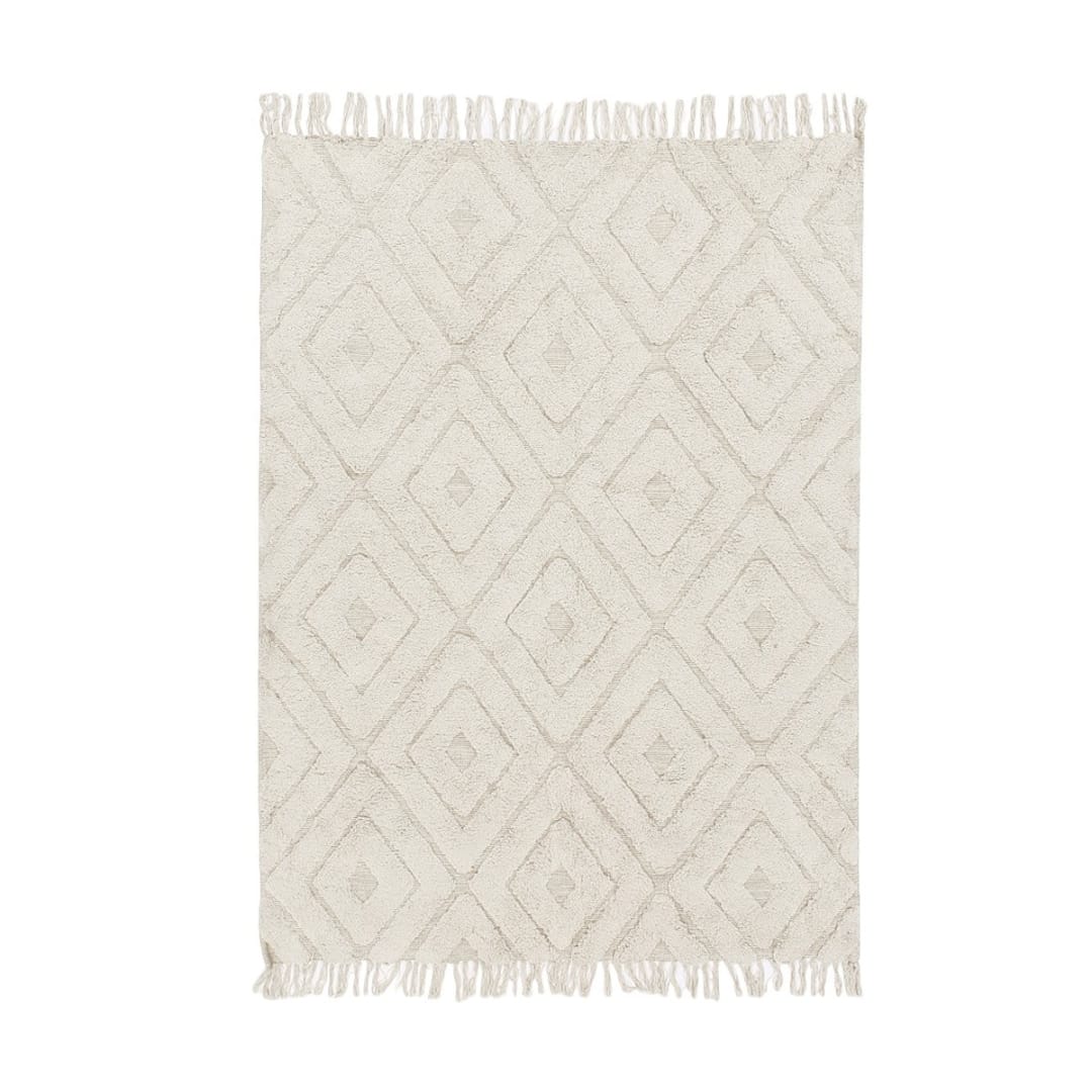 Tufted Rug Natural, Medium 180cm x 133cm Kmart