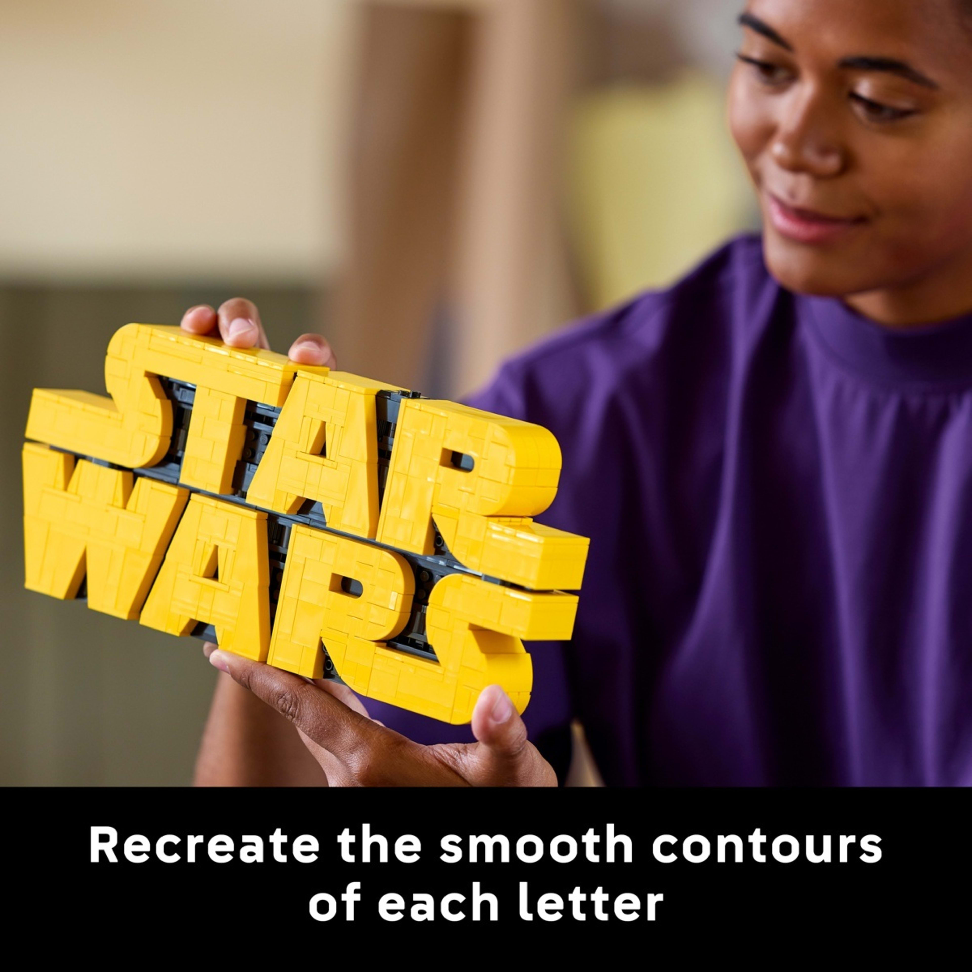 5 LEGO Star Wars Brick-Built Star Wars Logo 75407, 5 of 8