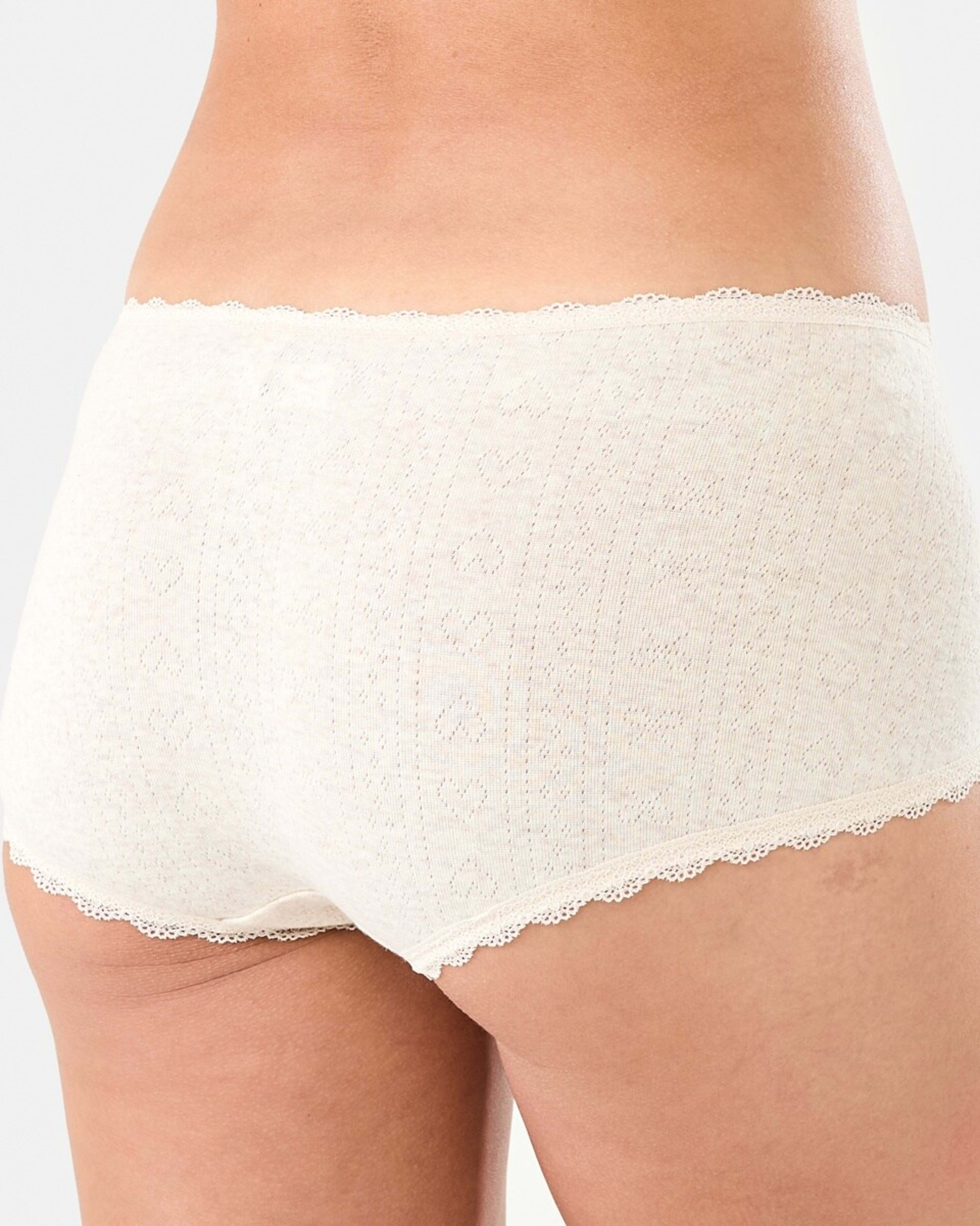 7 3 Pack Pointelle Boyleg Briefs Pink Bows, 7 of 8