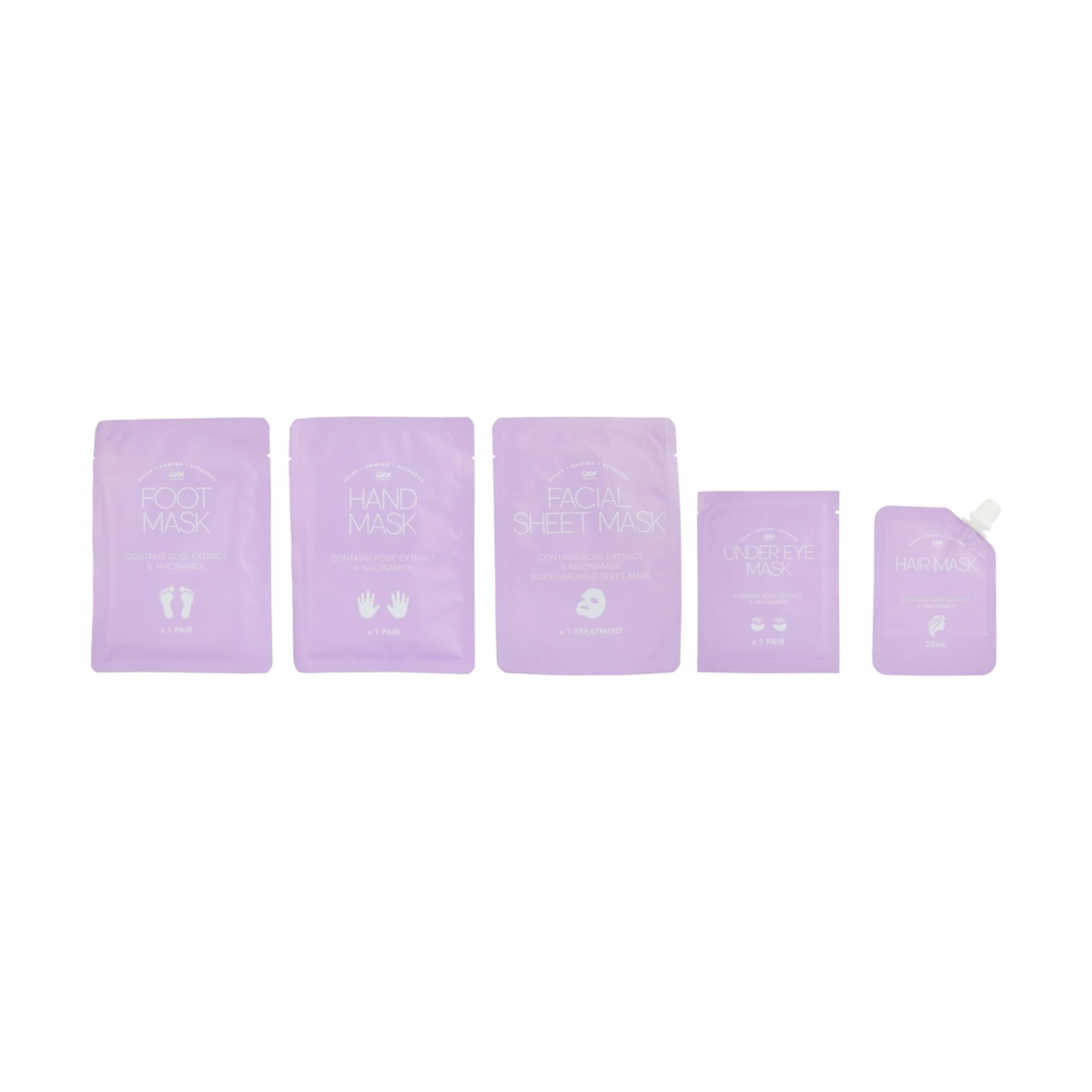 2 OXX Skincare 15 Minute Pamper Kit - Rose Extract and Niacinamide, 2 of 5