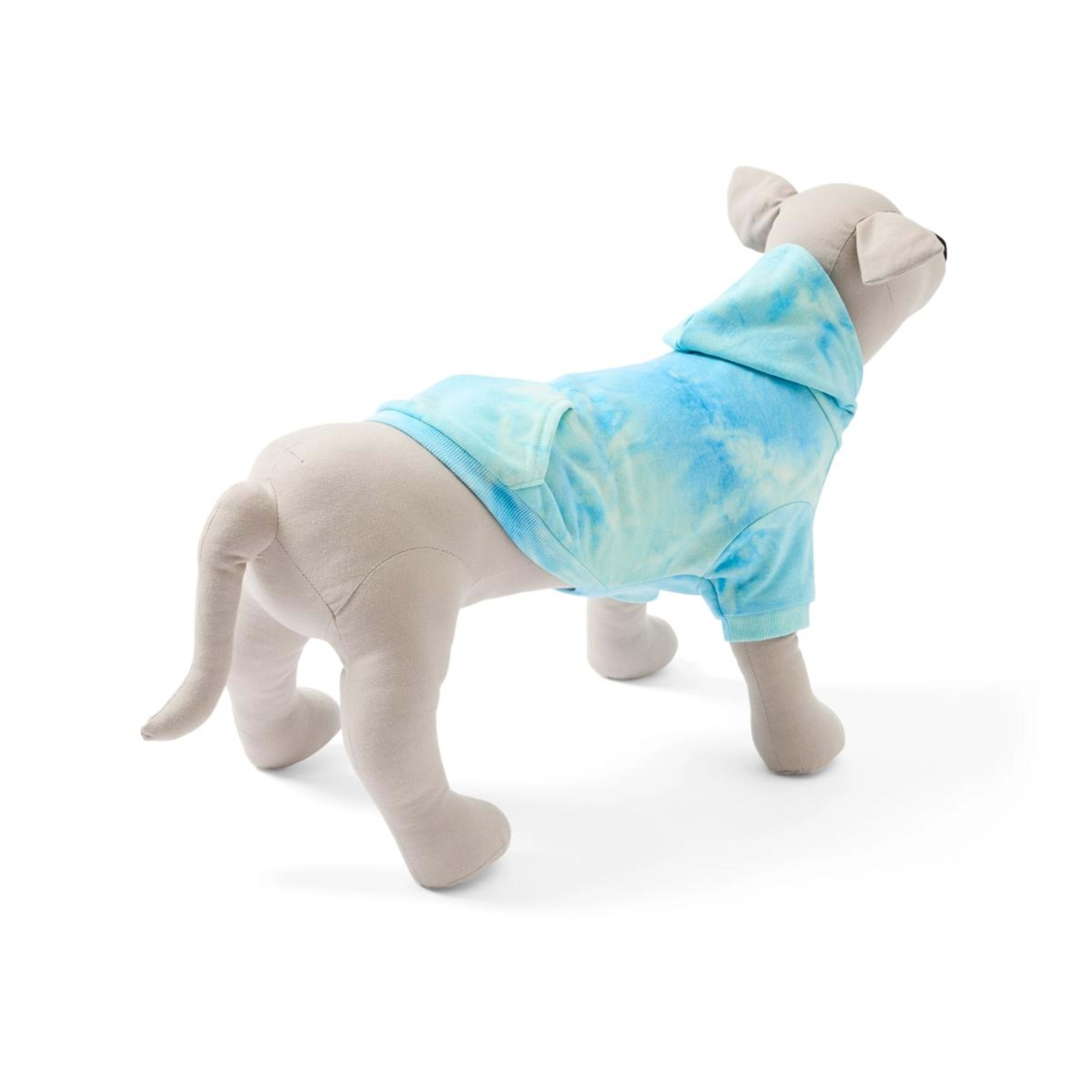 3 Pet Hoodie Tie Dye - Large, Blue, 3 of 10