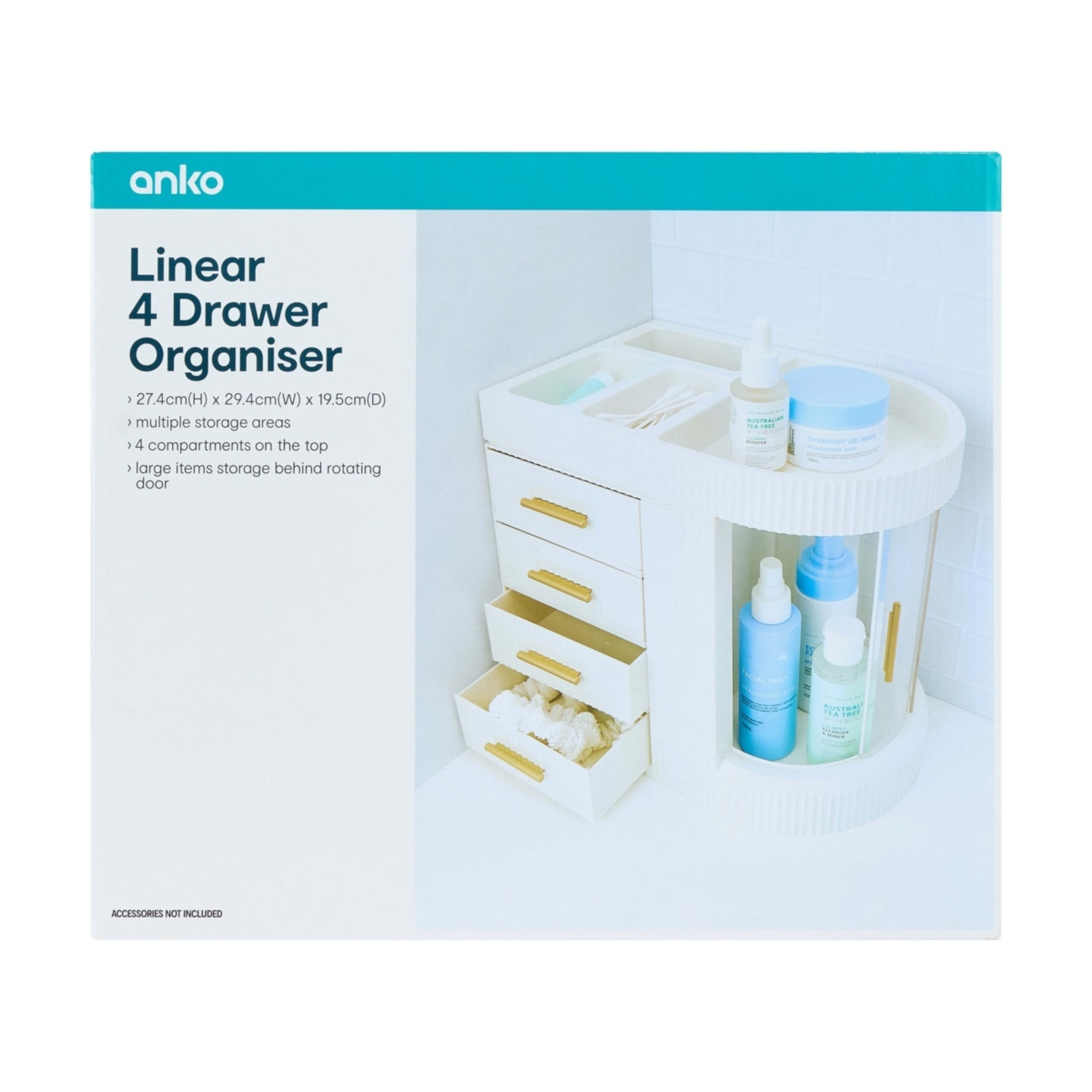 9 Linear Countertop Cosmetic Organiser, 9 of 9