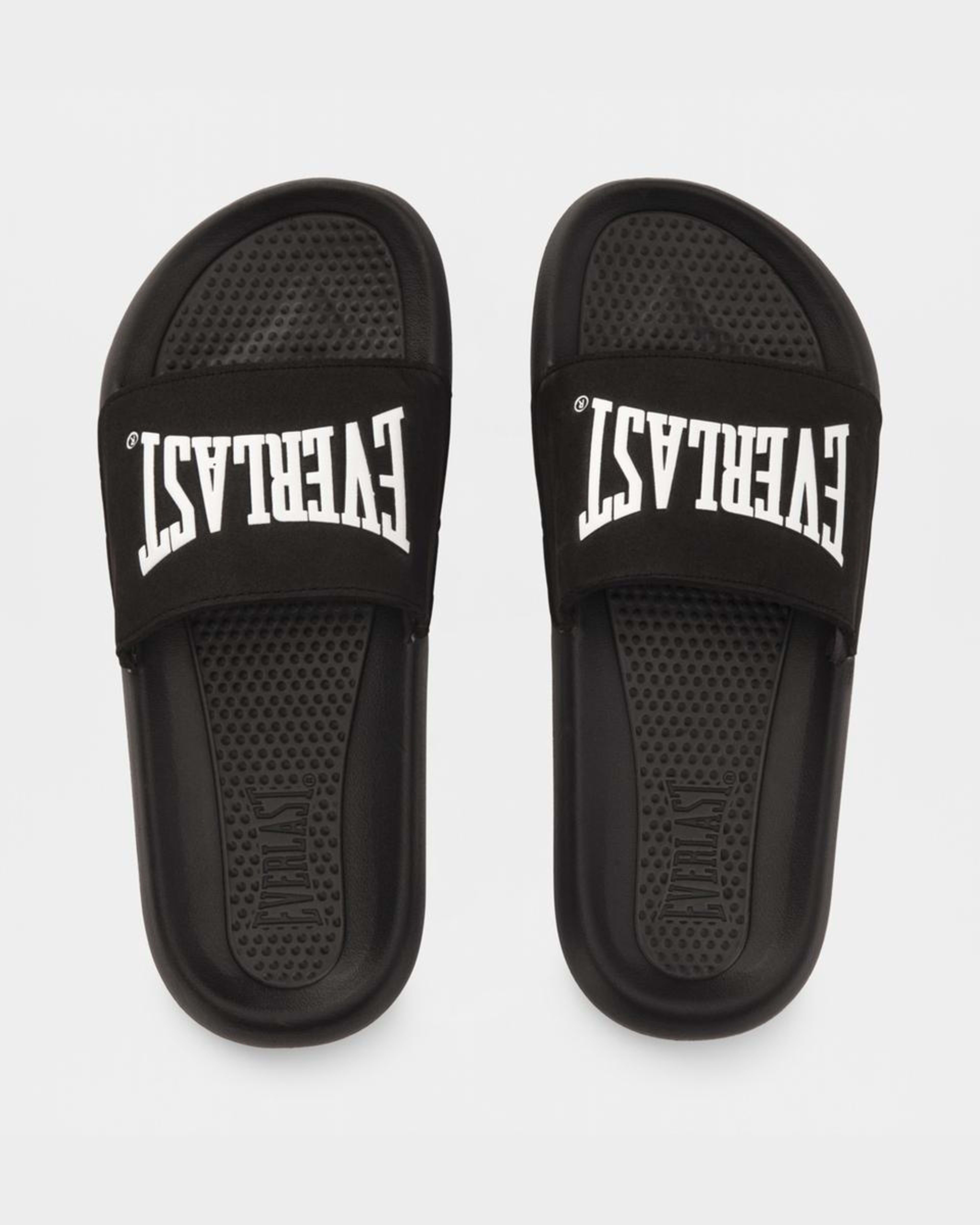 2 Everlast Mens Stirling Slides Blk Wht, 2 of 3