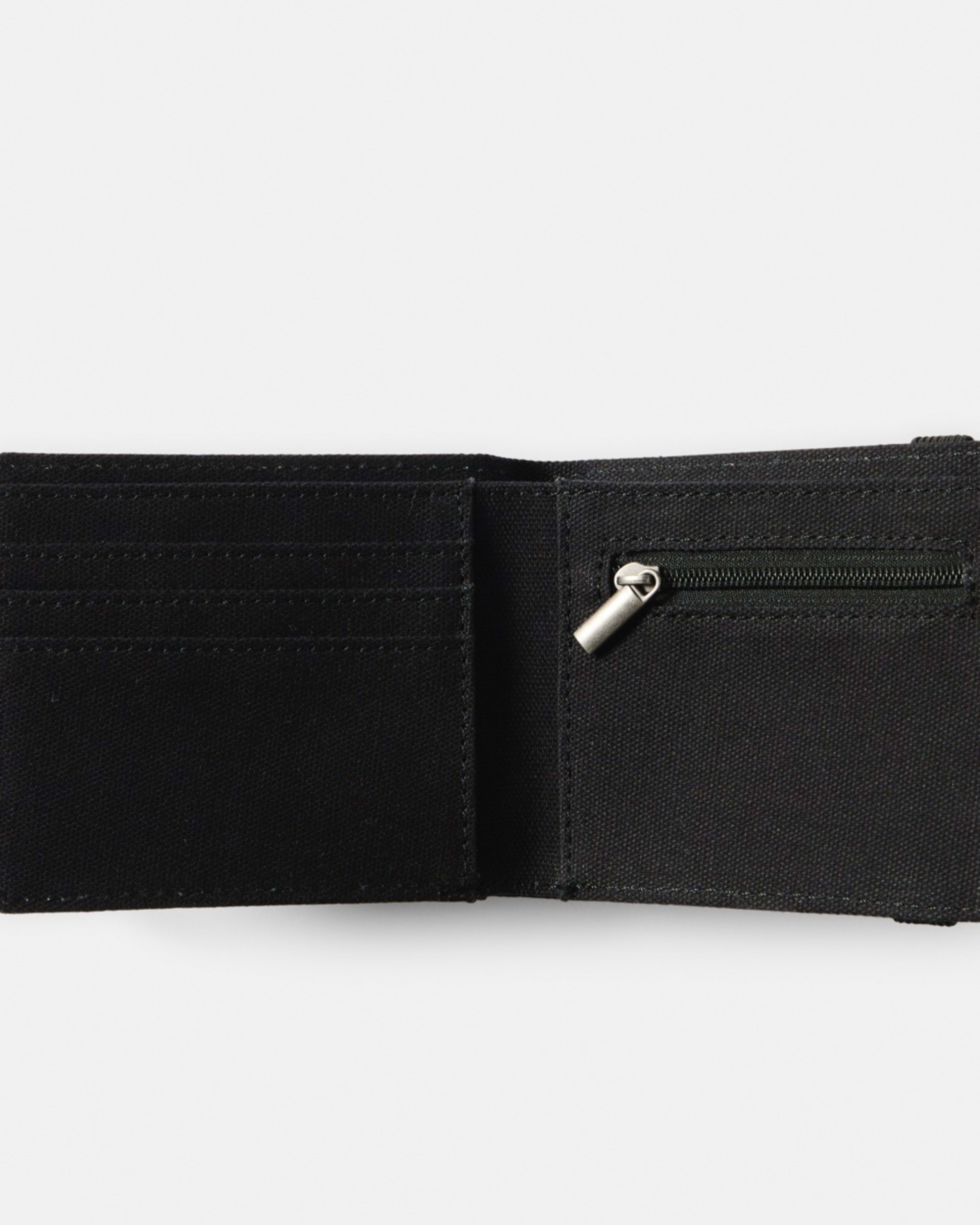 4 Canvas Billfold Wallet Black, 4 of 6