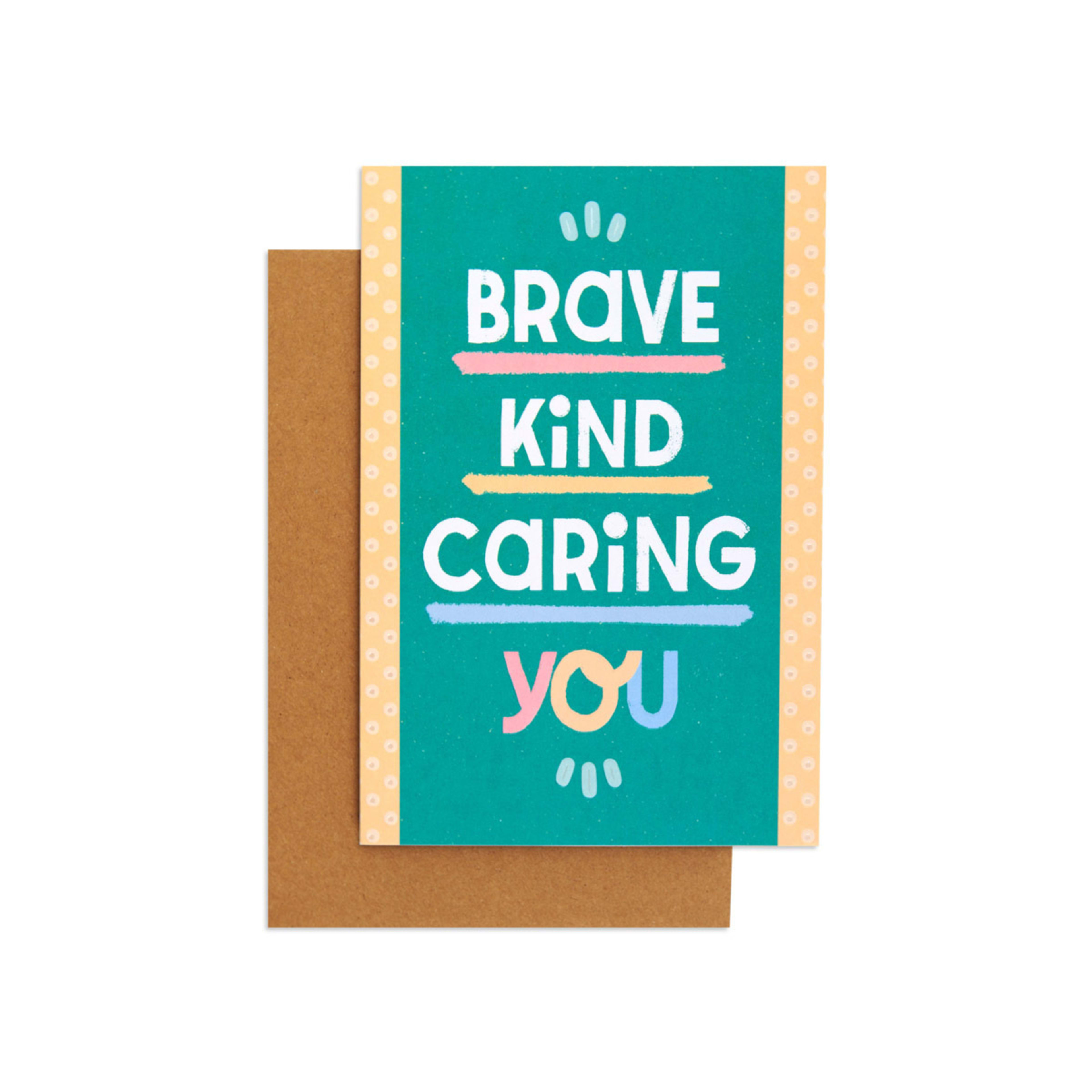 1 Hallmark Little World Changers Empowerment and Support Card for Kids - Brave, Kind, Caring, You!