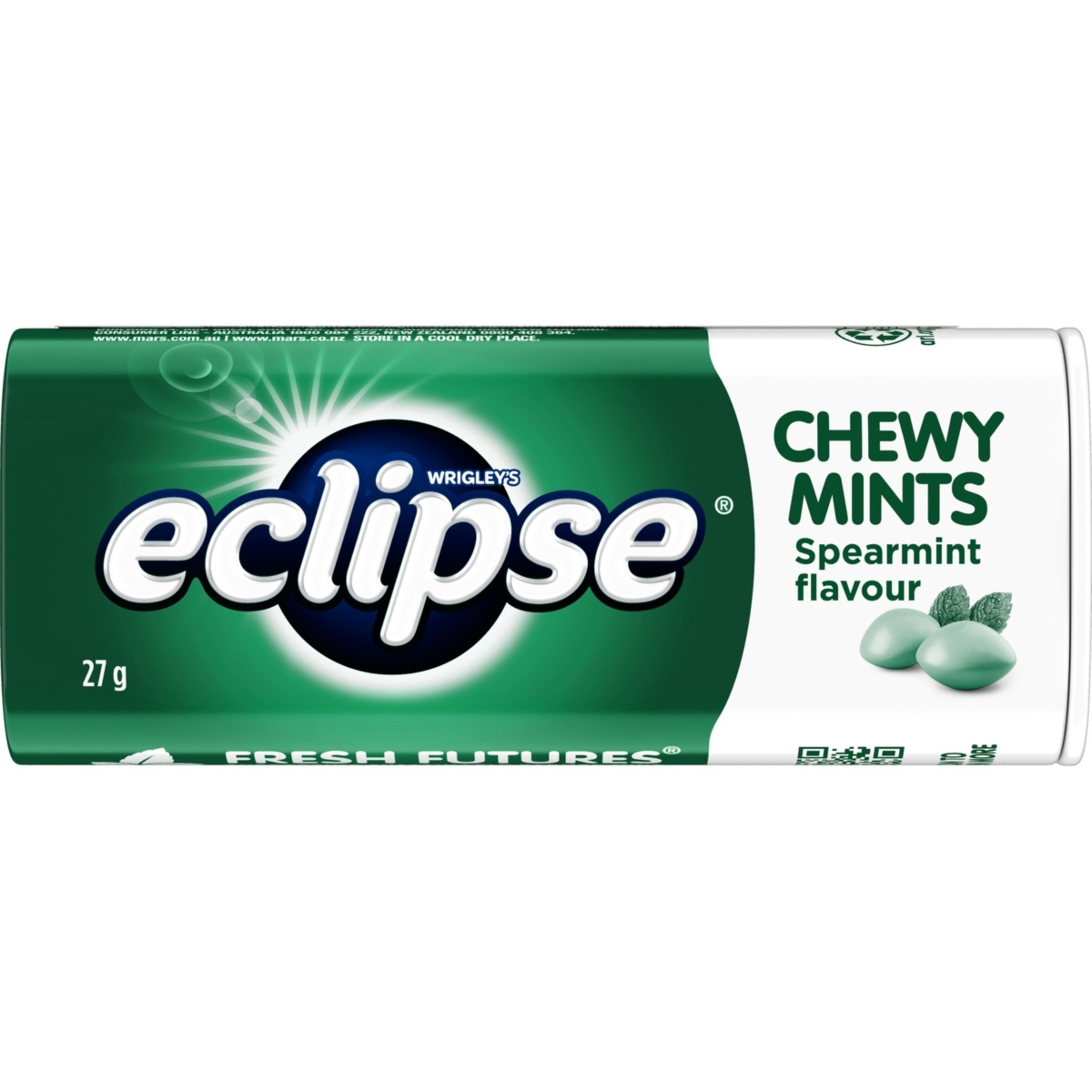 1 Wrigley's Eclipse Chewy Spearmint Mints 27g, 1 of 6