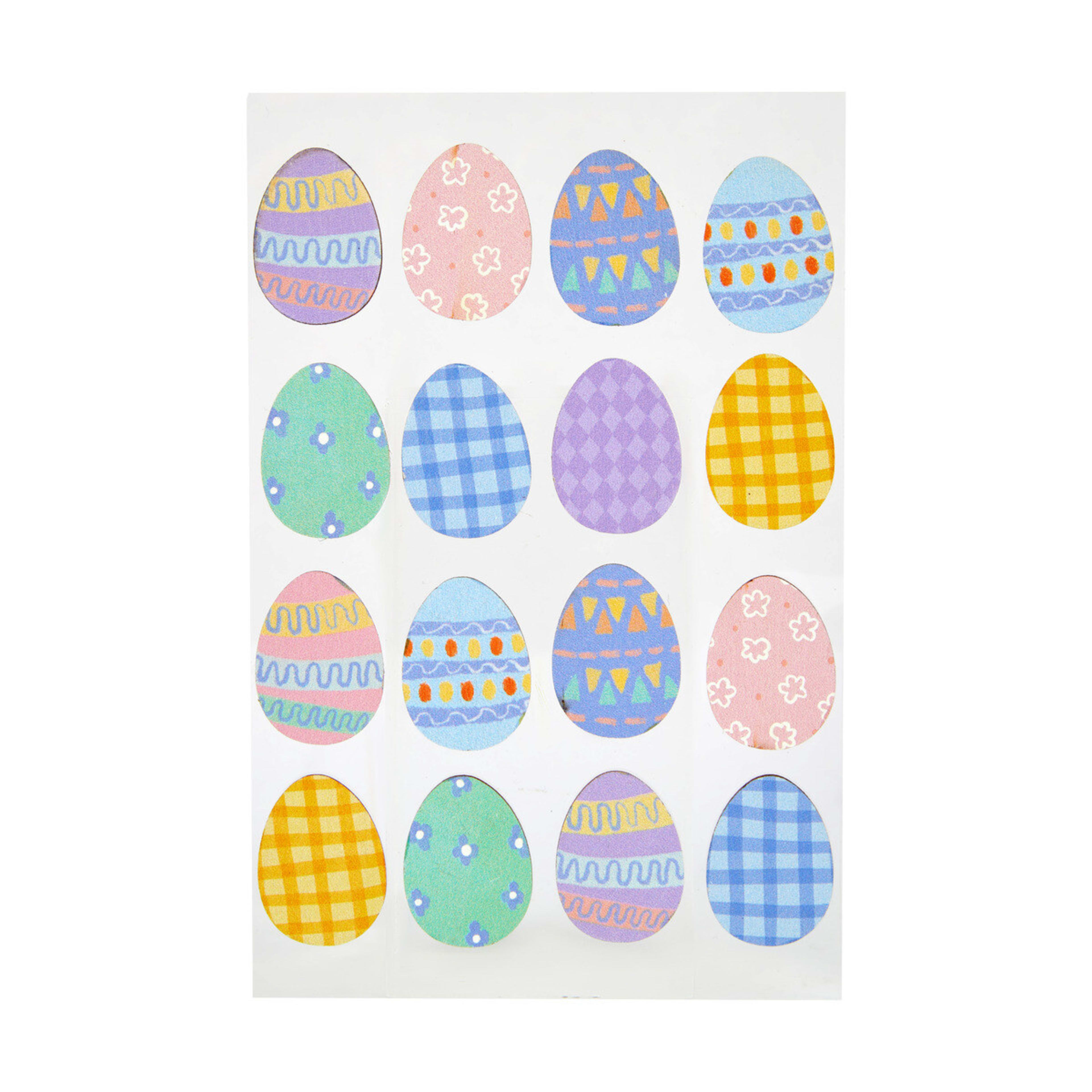 2 16 Pack Easter Wood Egg Stickers, 2 of 2