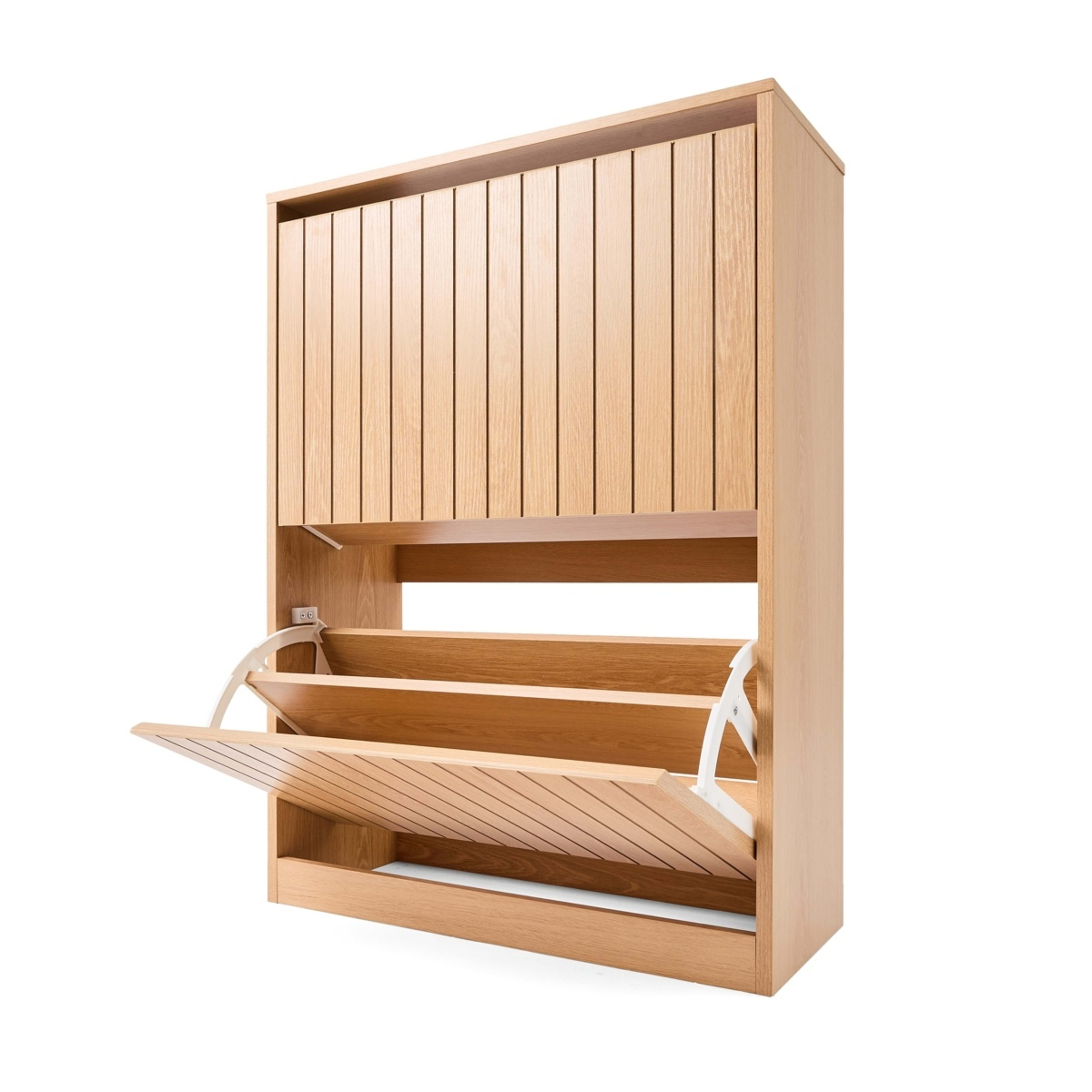 3 Leon 2 Tier Shoe Cabinet, 3 of 10
