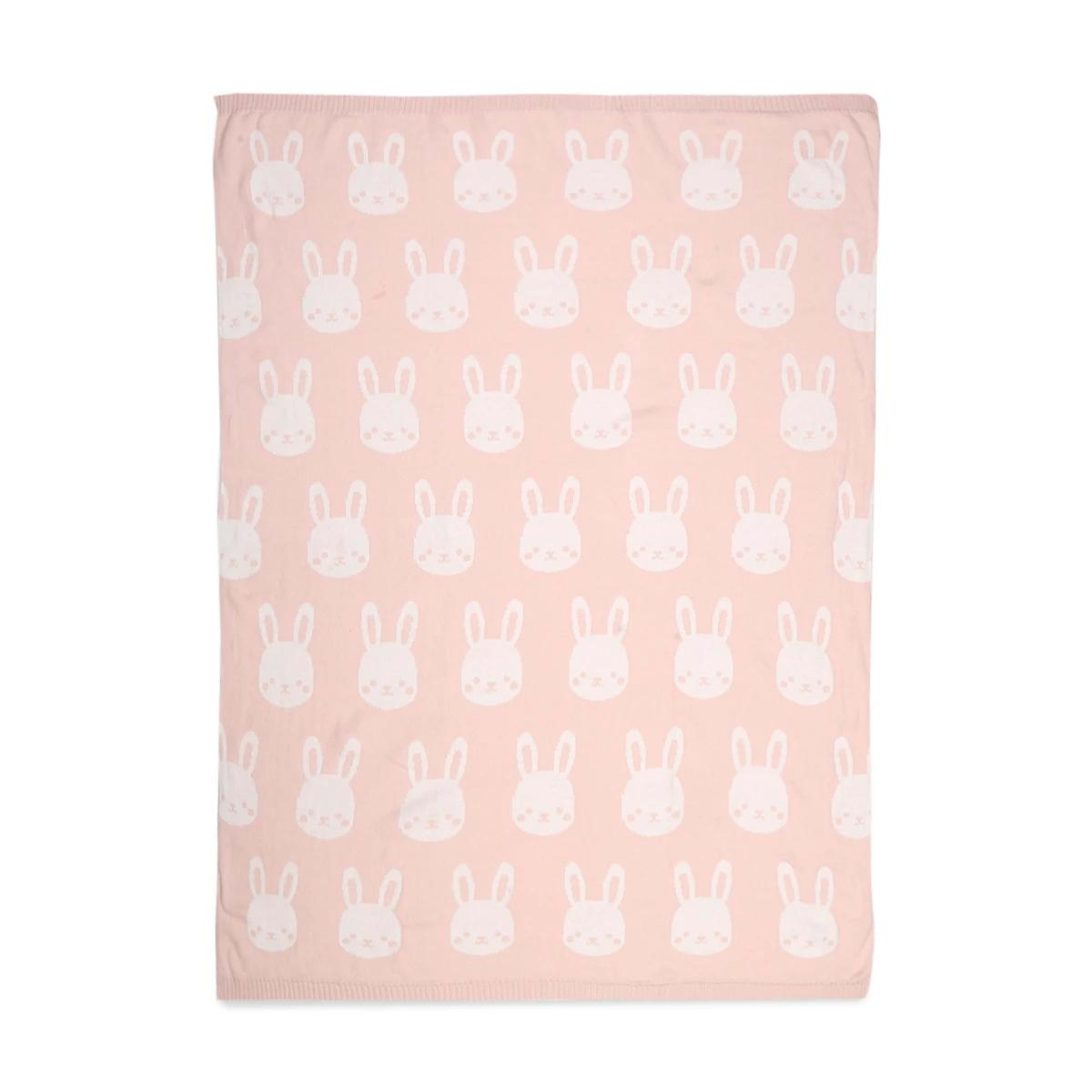 1 Jacquard Cotton Blanket - Bunny