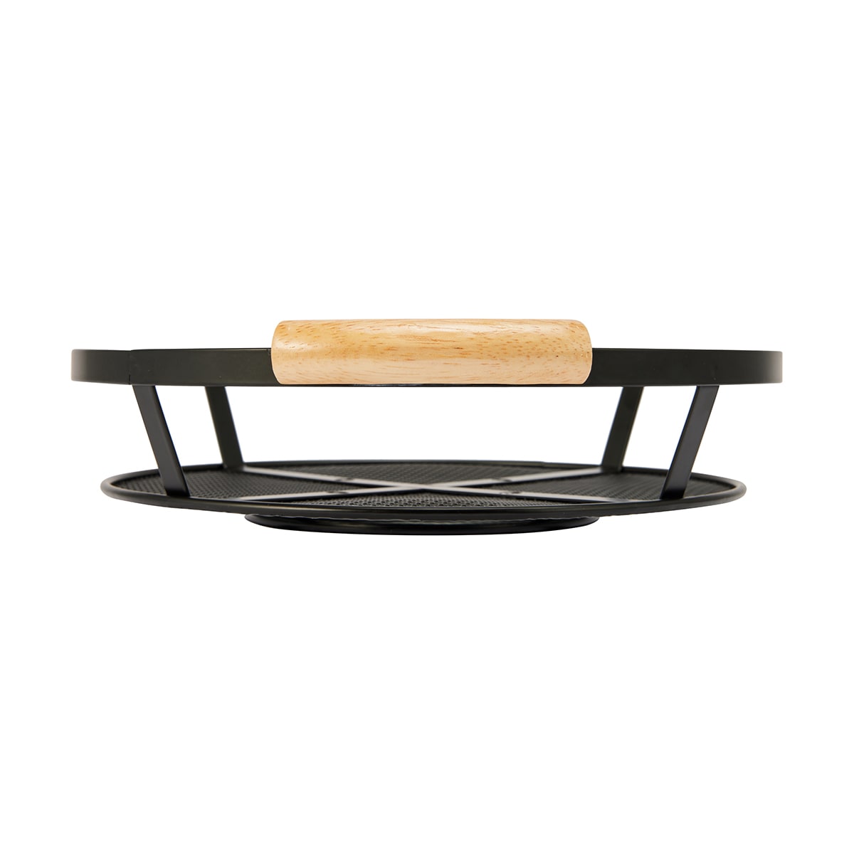 Wire and Wood Turntable Black Kmart NZ
