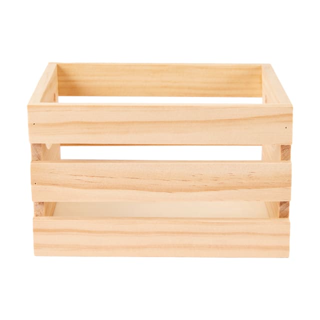 Mini Wooden Crate - Kmart