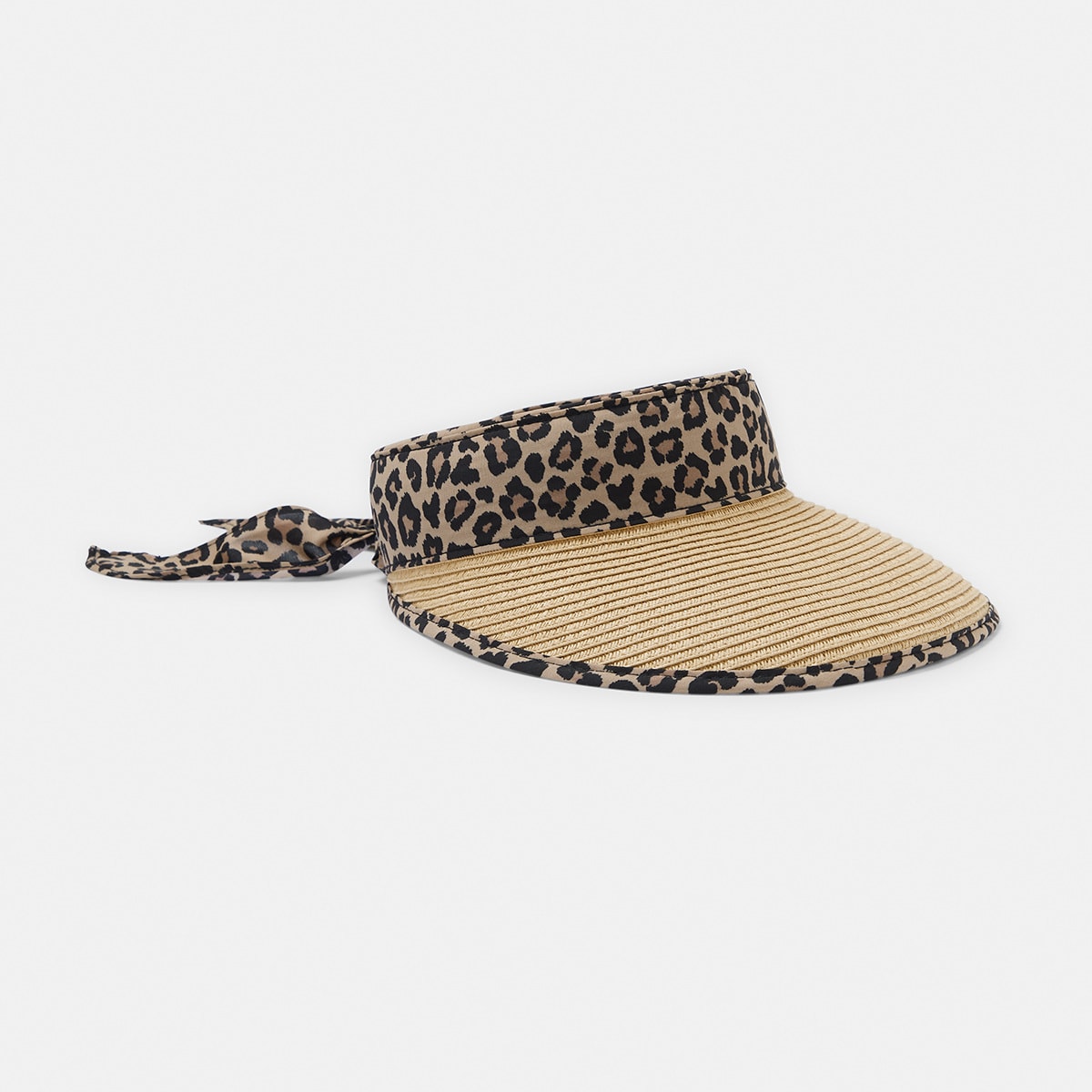 Leopard Trim Visor Kmart