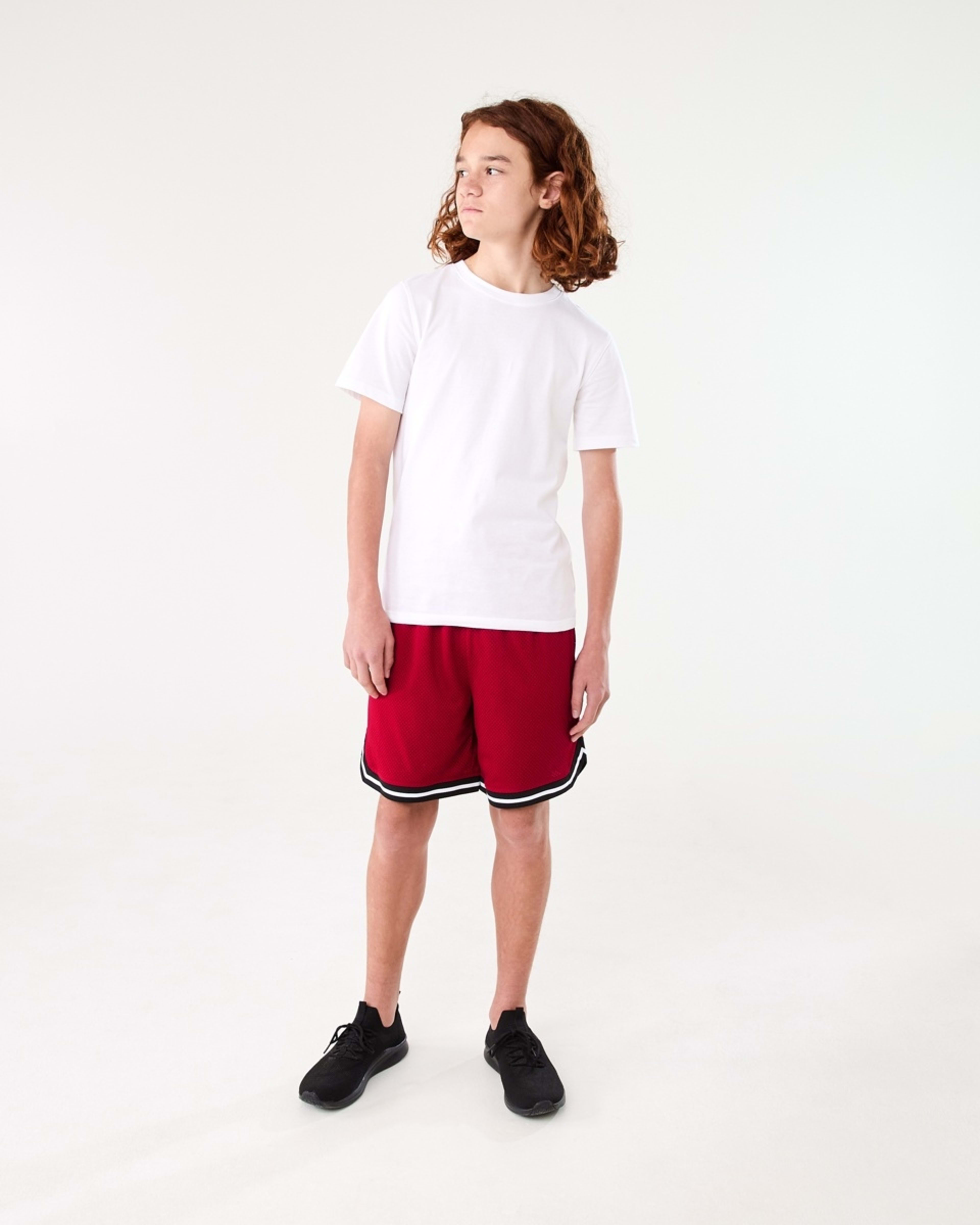 6 Active Kids Mesh Shorts URBAN MID RED, 6 of 7