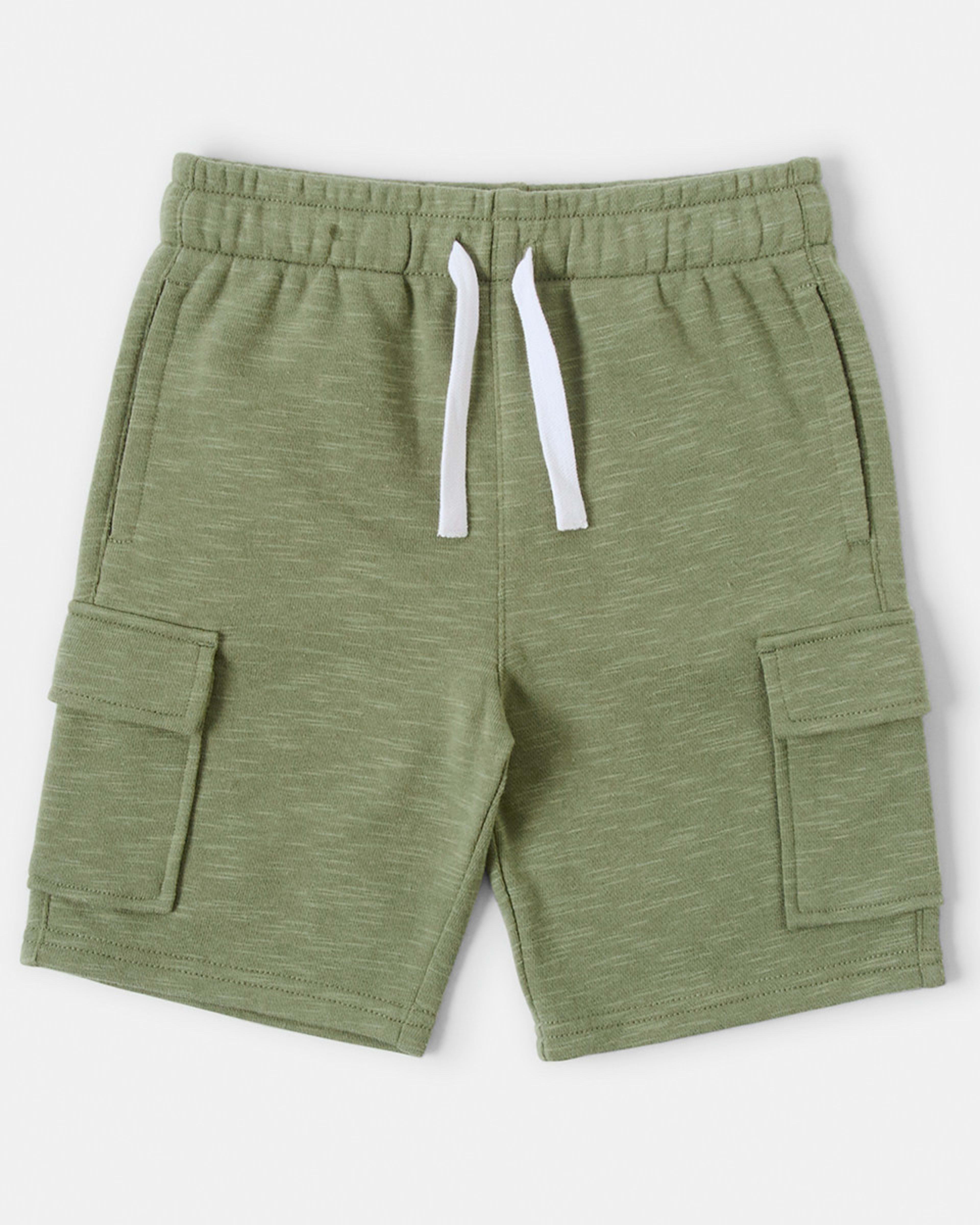 8 Cargo Knit Shorts Oil Green, 8 of 9