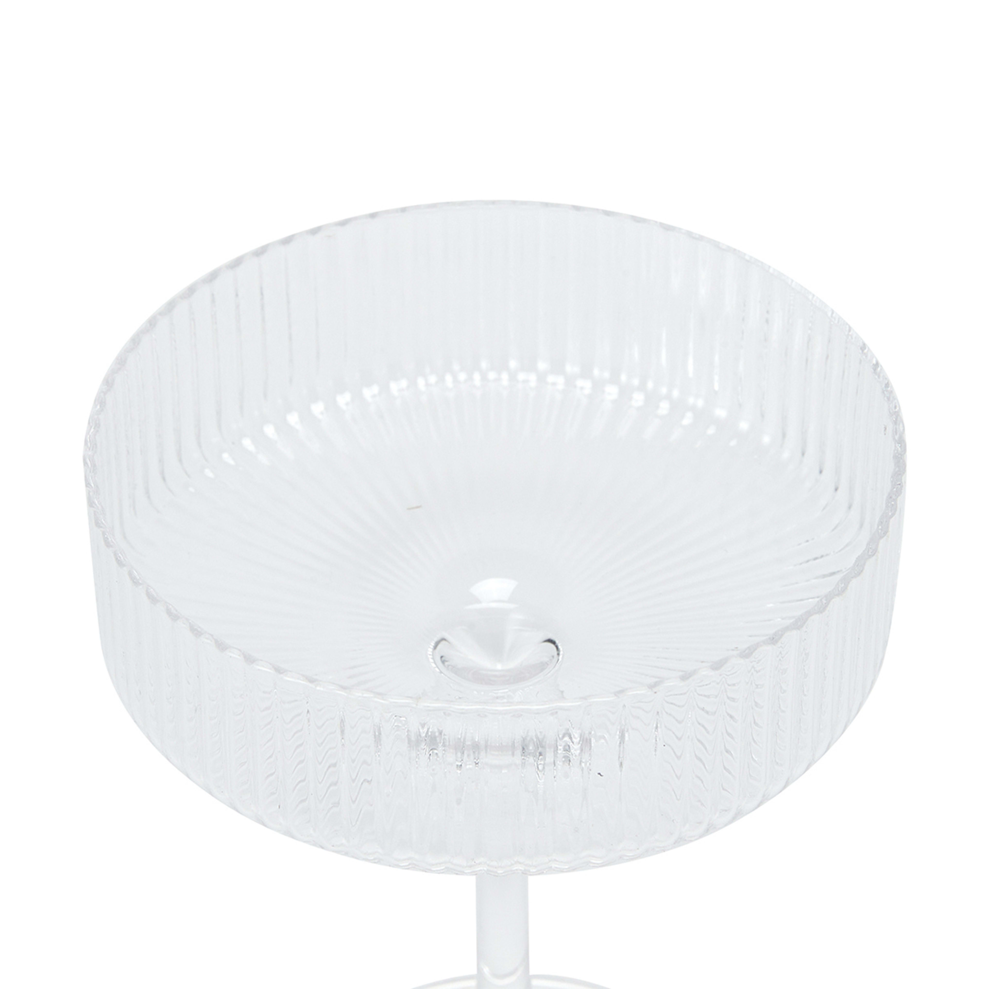 4 Linear Coupe Champagne Glasses Kmart