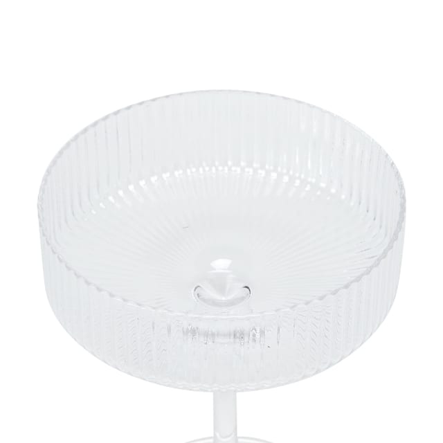 4 Linear Coupe Champagne Glasses Kmart