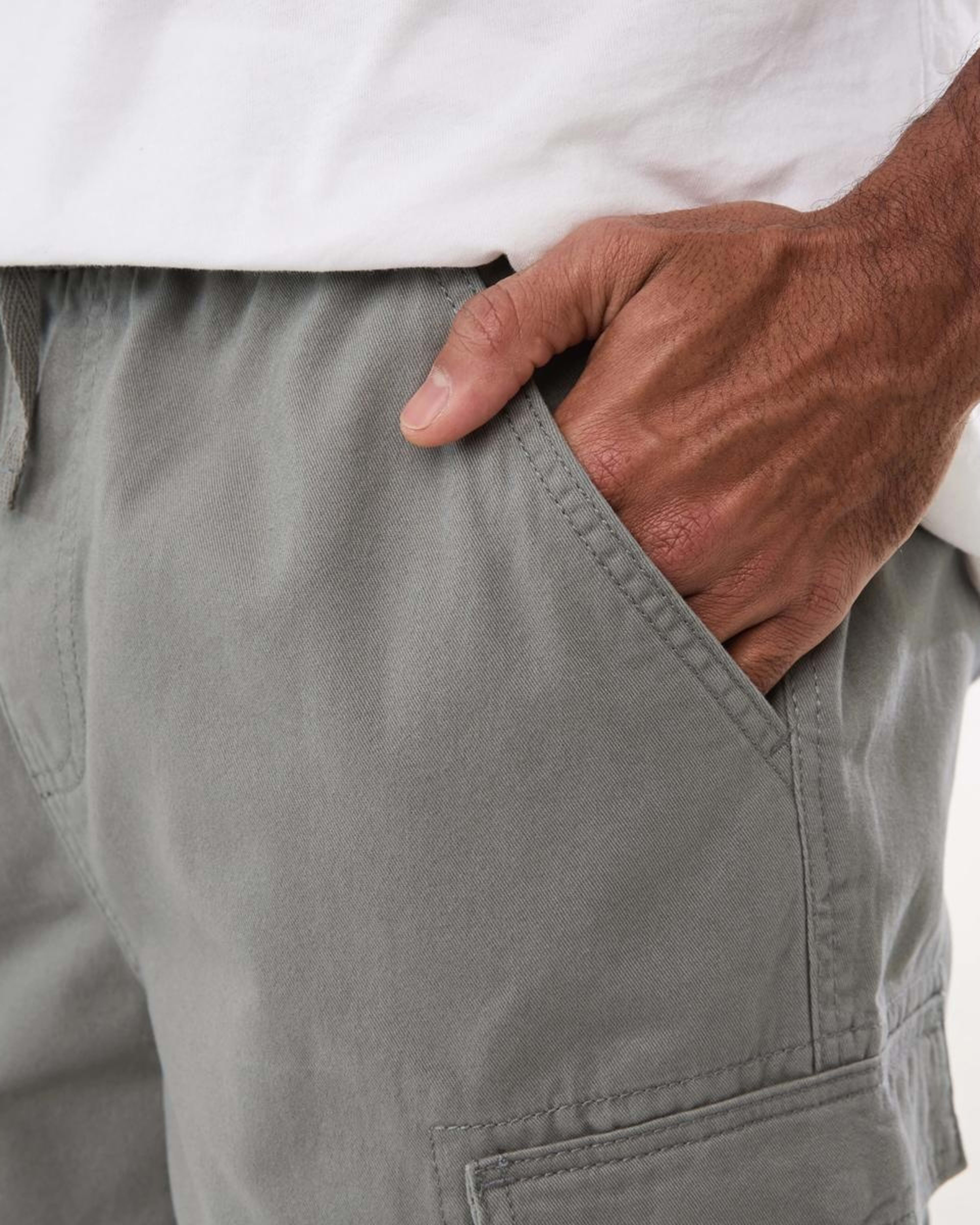 5 Elastic Waist Cargo Shorts SILENT STORM, 5 of 7