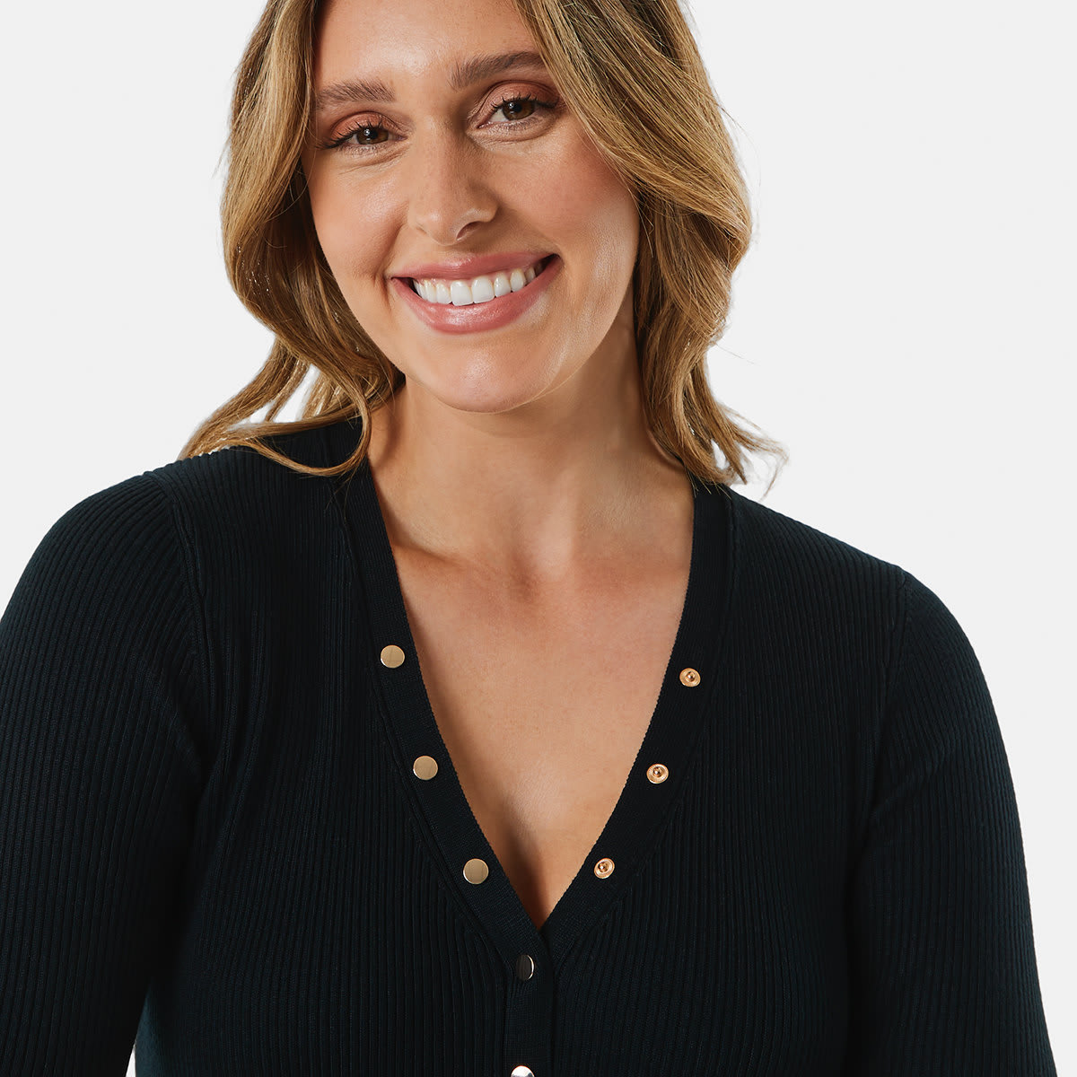 Short Sleeve True Knit Henley Top Kmart