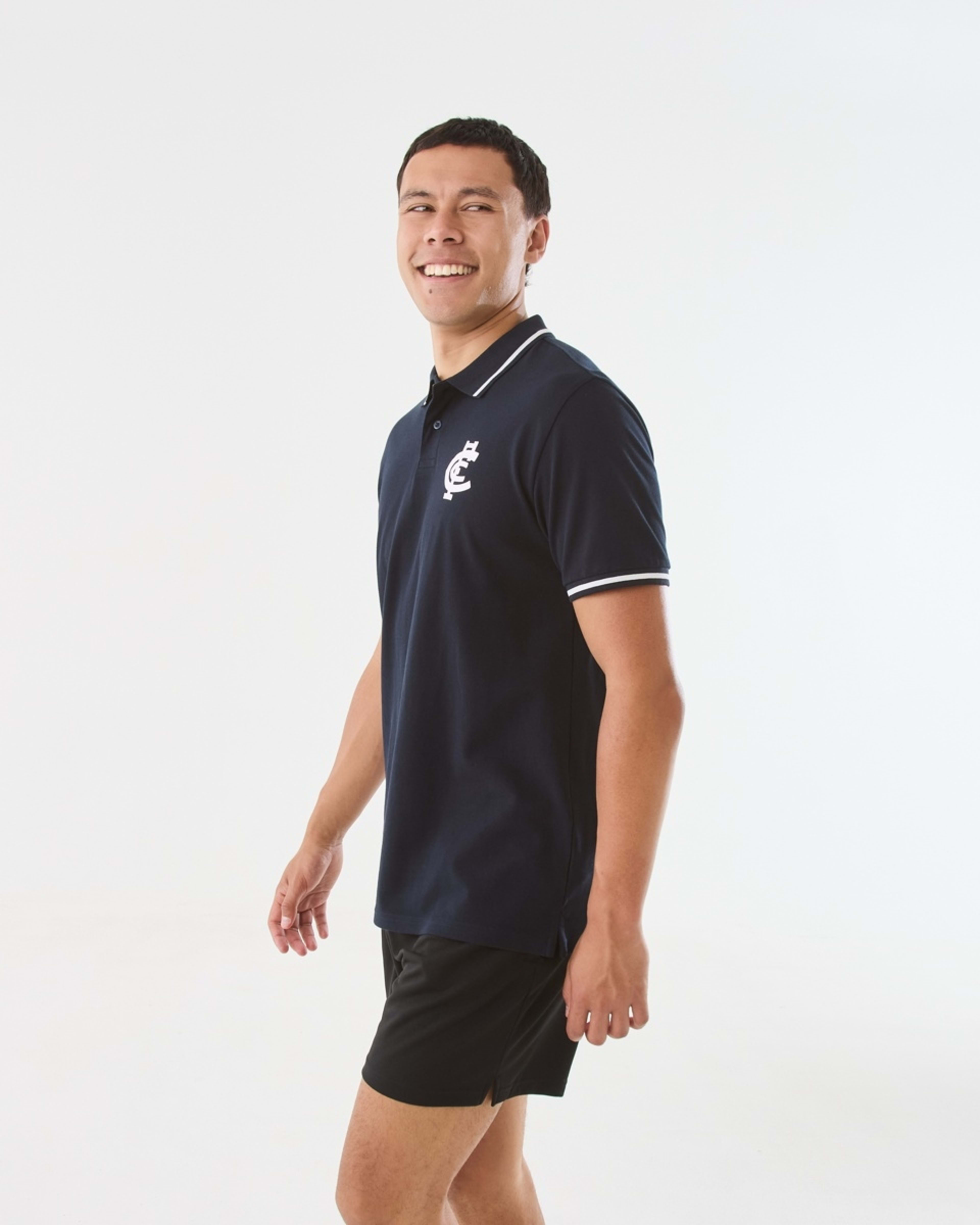 2 Official AFL Adult Polo Shirt Carlton, 2 of 5