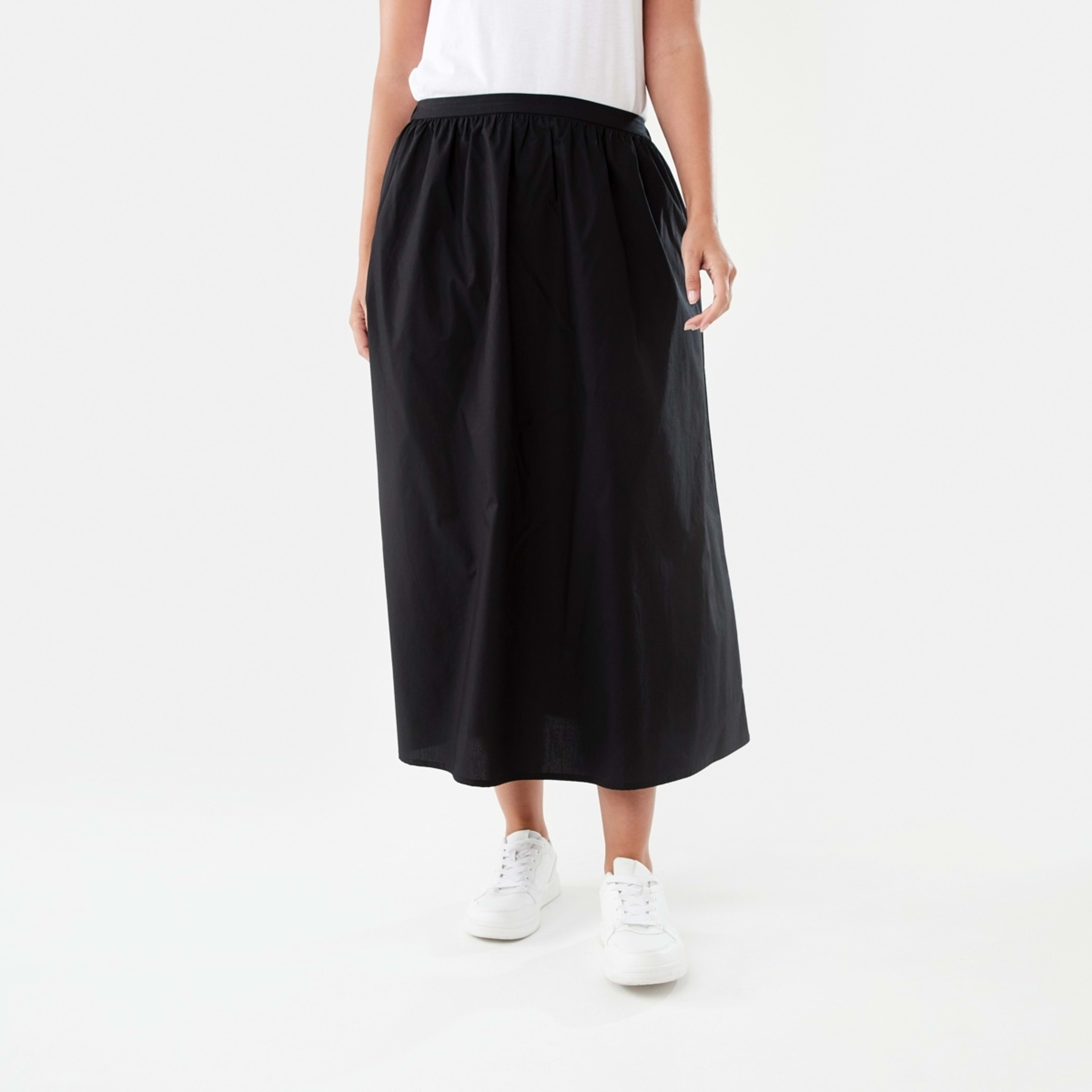 1 A-Line Maxi Skirt Black, 1 of 5