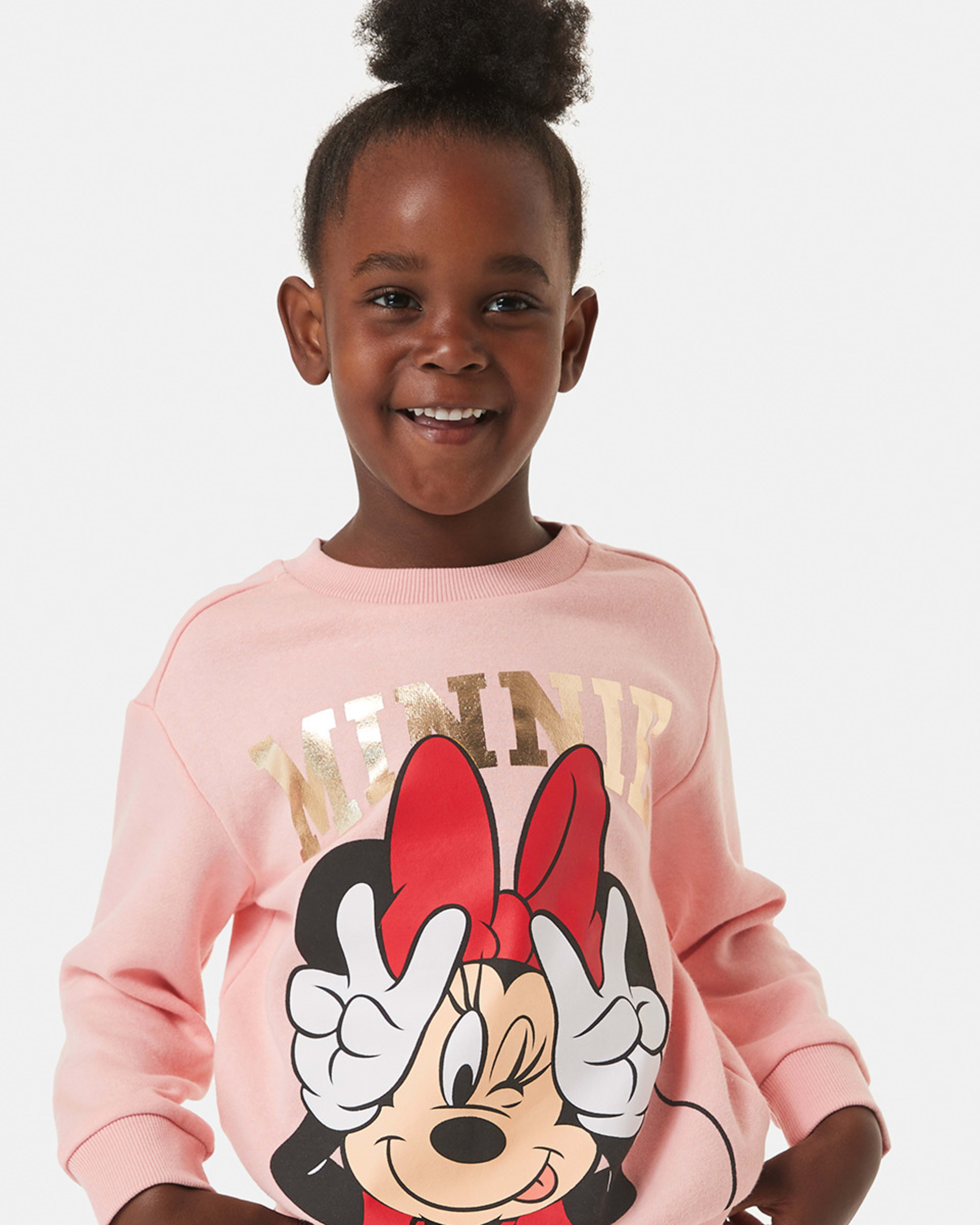 Minnie Mouse License Crew Neck Sweatshirt Kmart