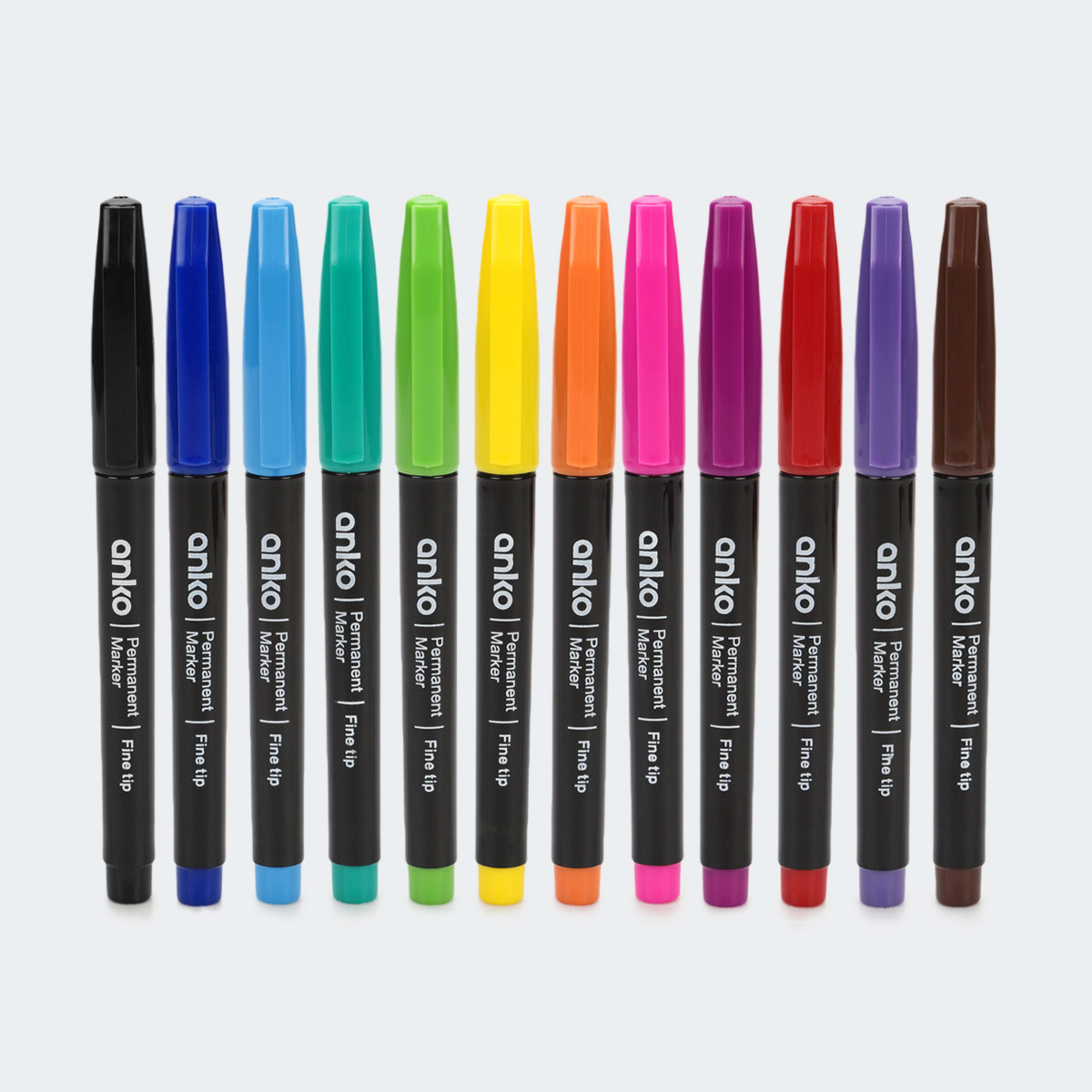 12 Pack Permanent Markers Kmart