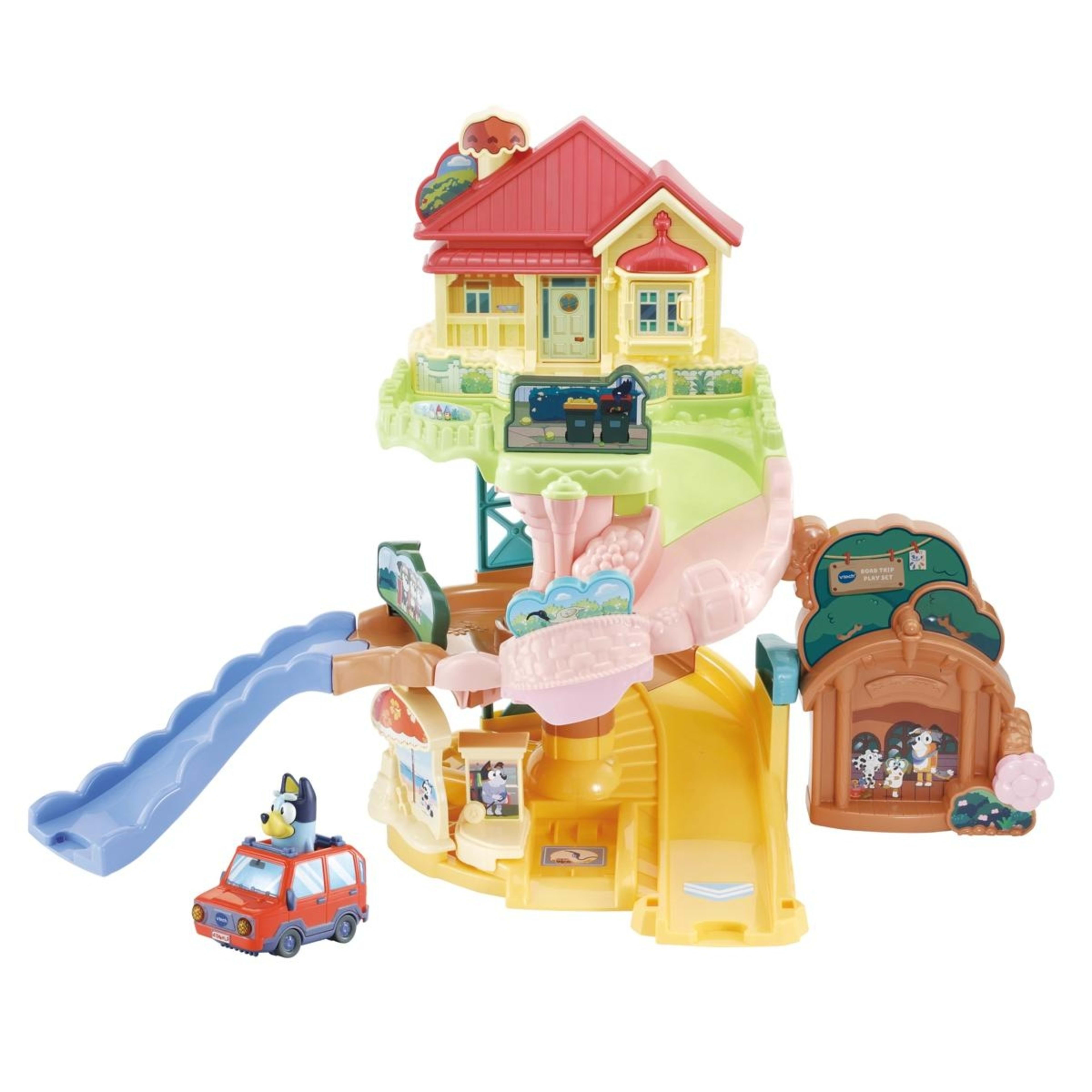 2 VTech Bluey Toot-Toot Drivers Road Trip Playset, 2 of 5