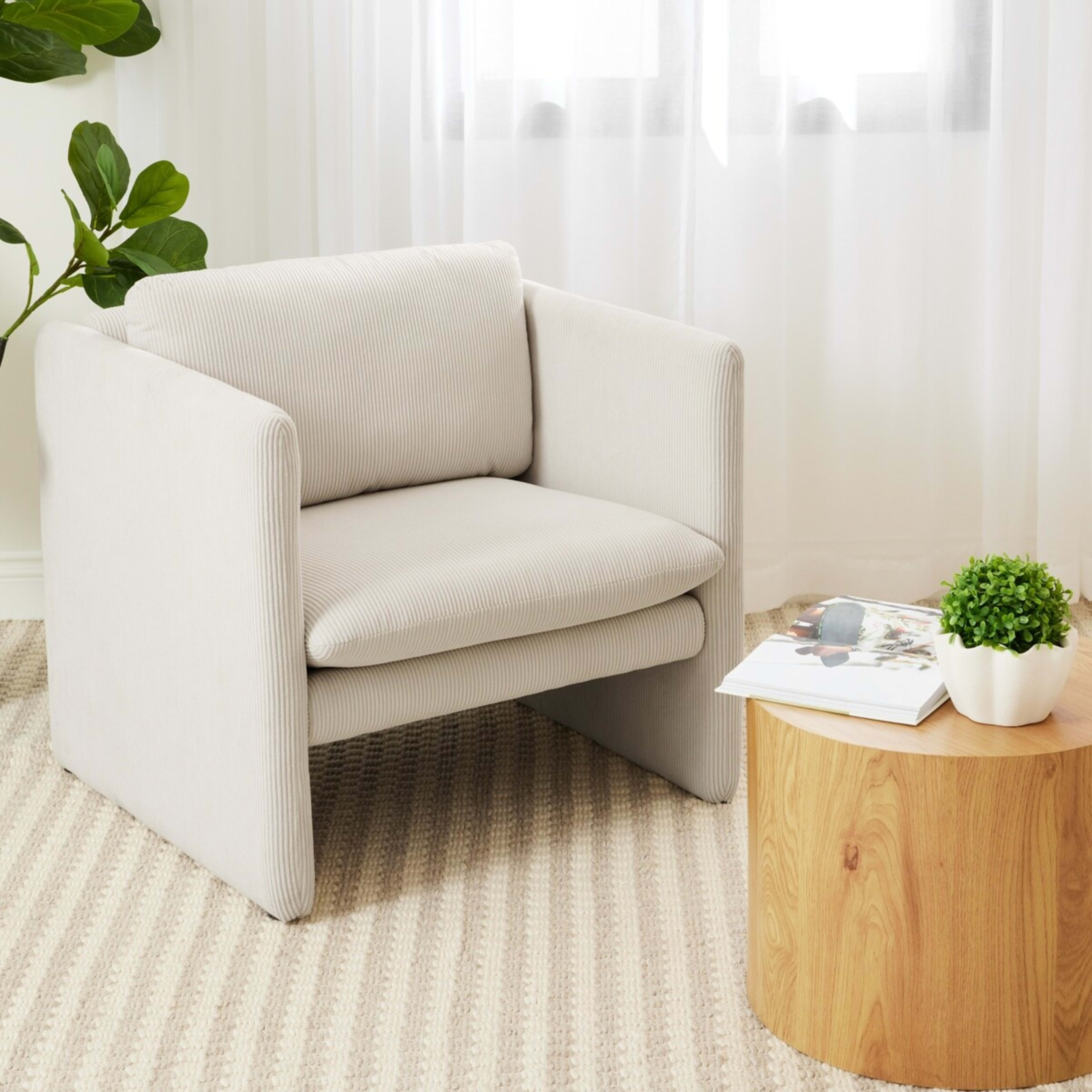 1 Henley Corduroy Lounge Chair