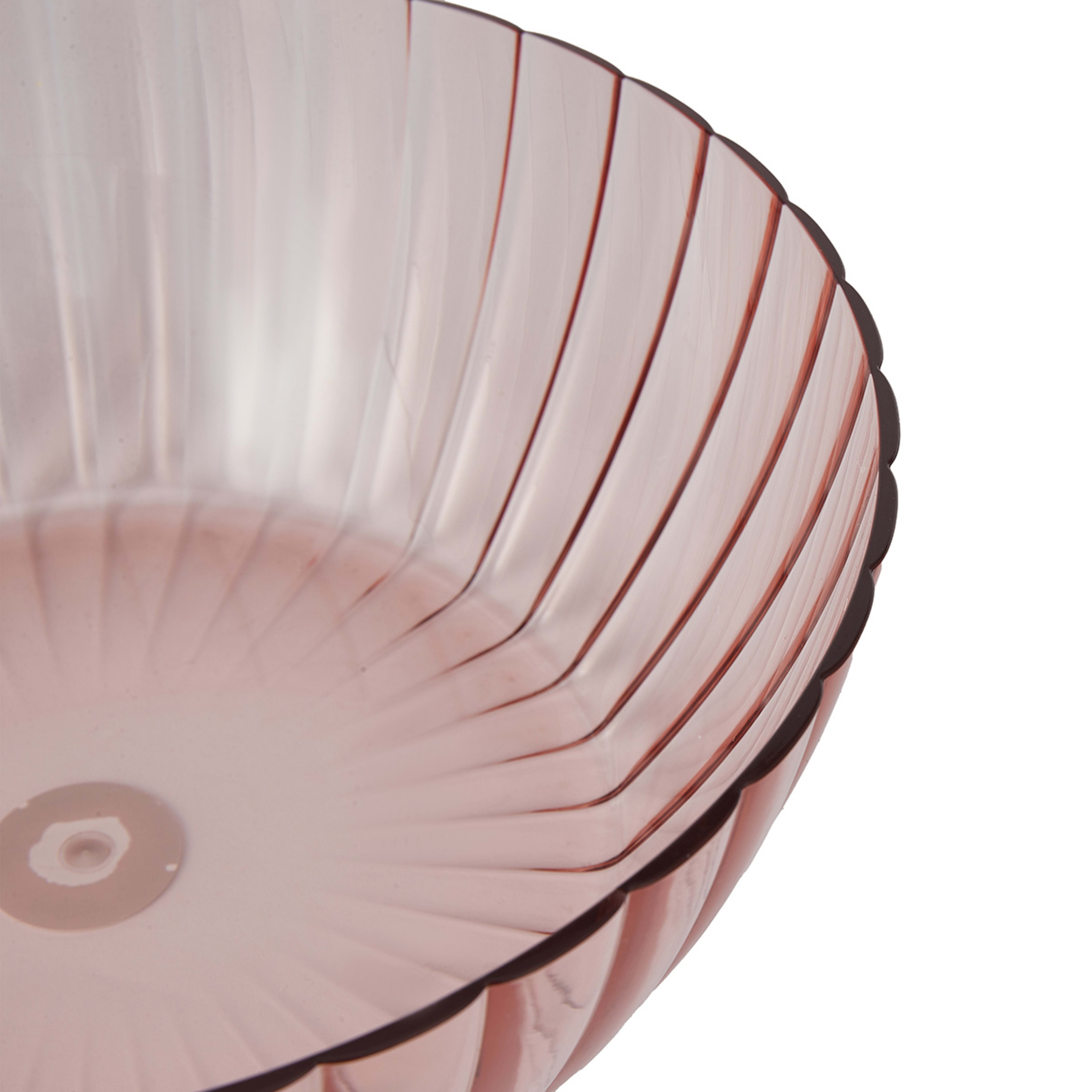 Linear Pink Salad Bowl Kmart